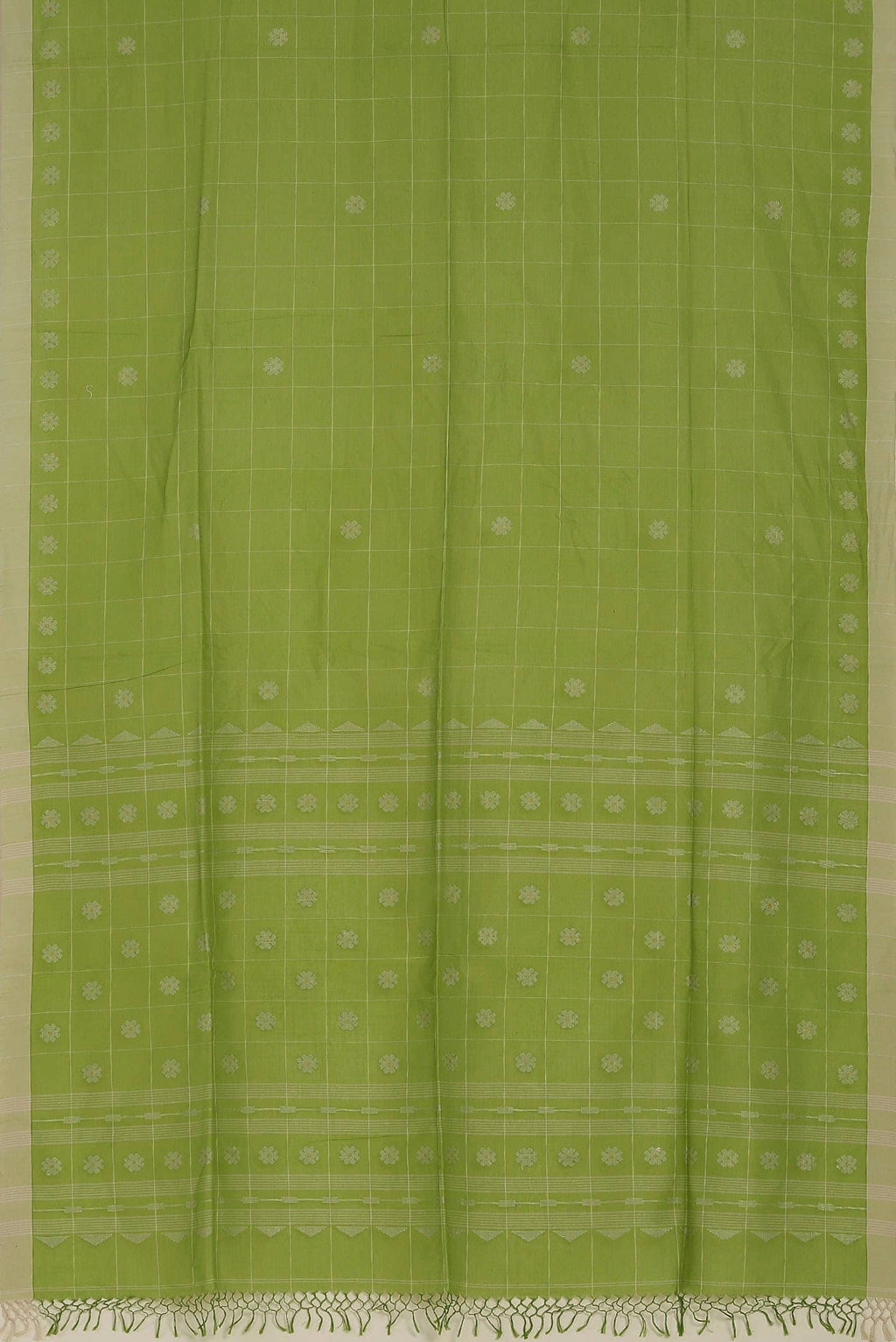 Green Bengal Cotton Saree