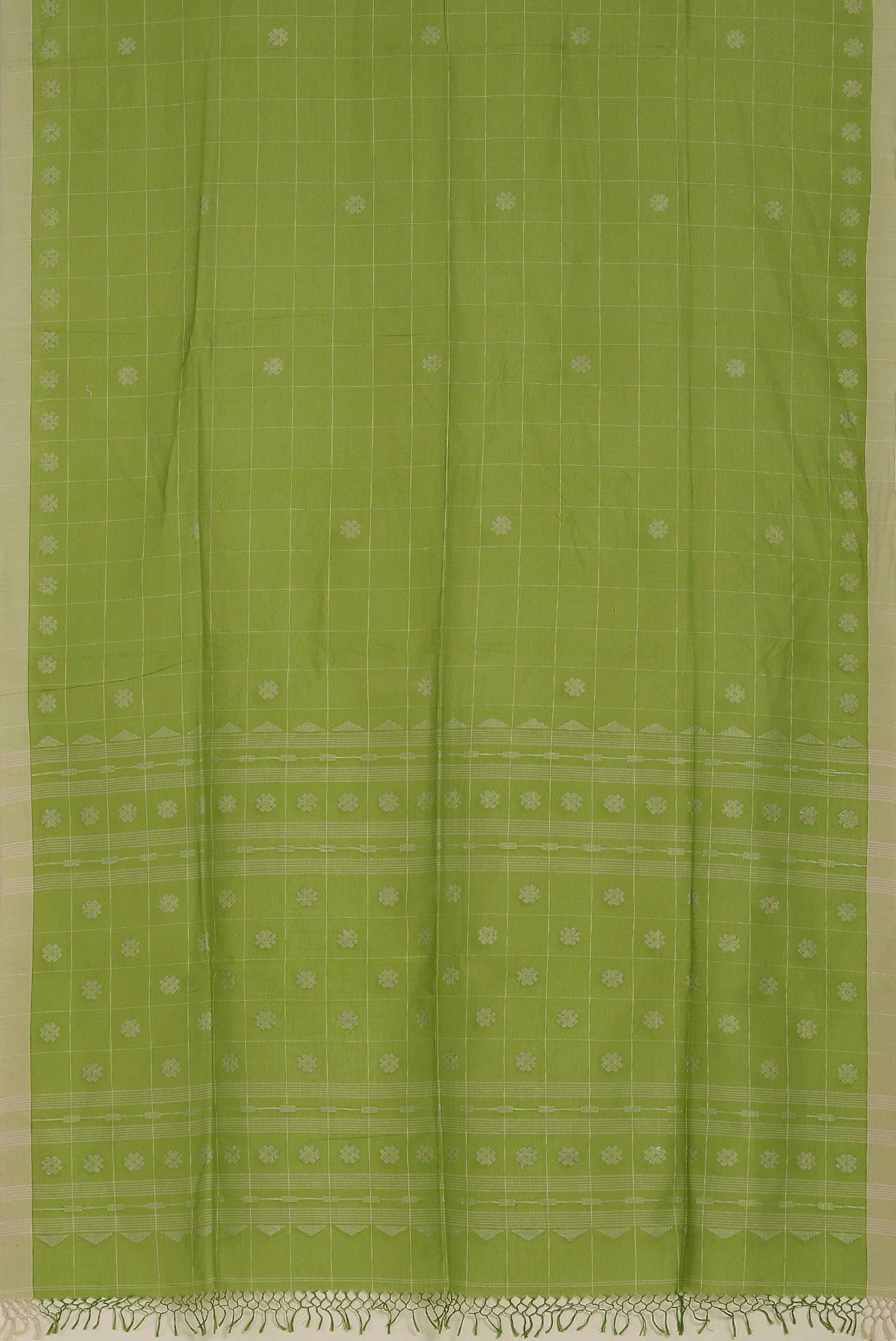 Green Bengal Cotton Saree