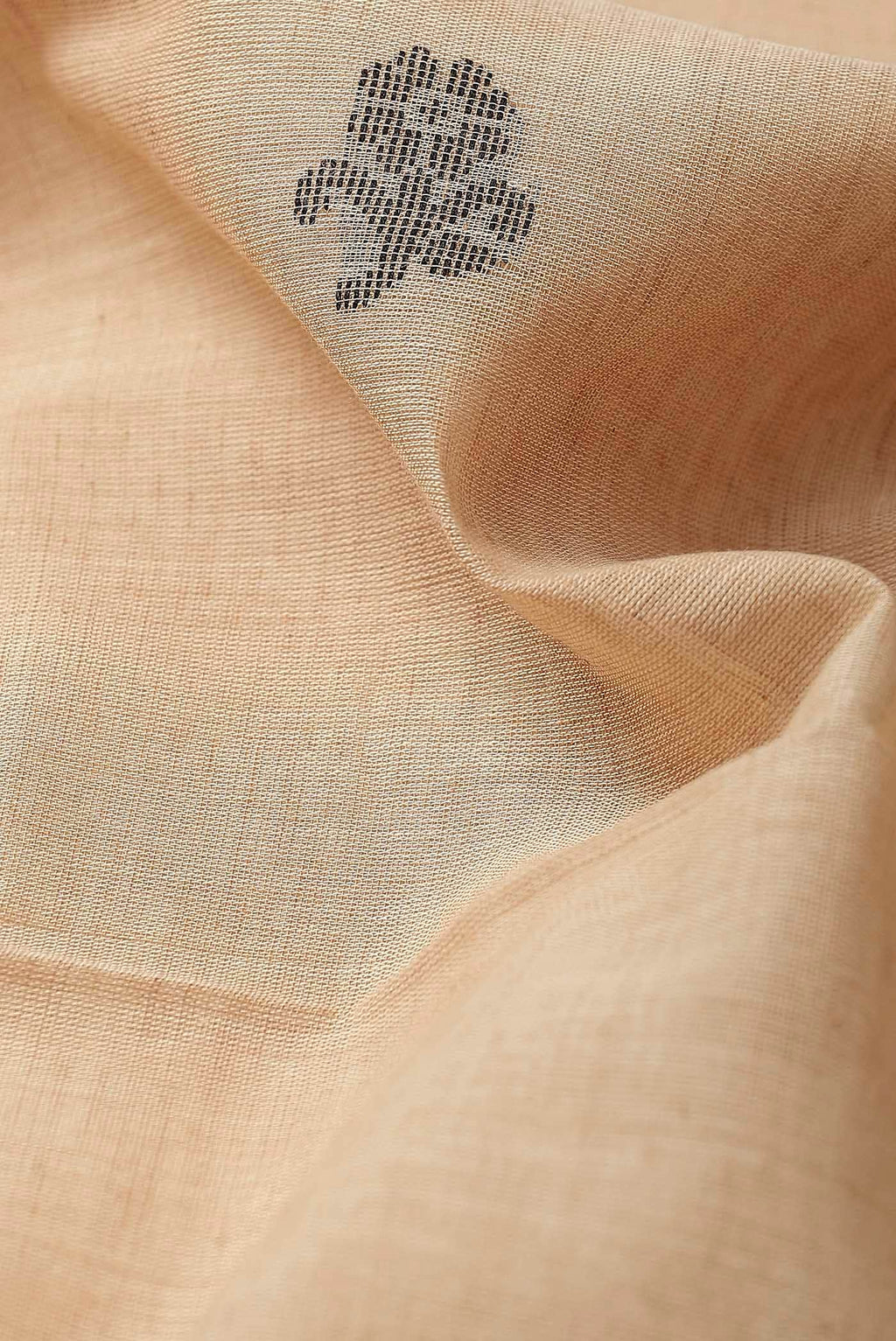 Beige Bengal Cotton Saree
