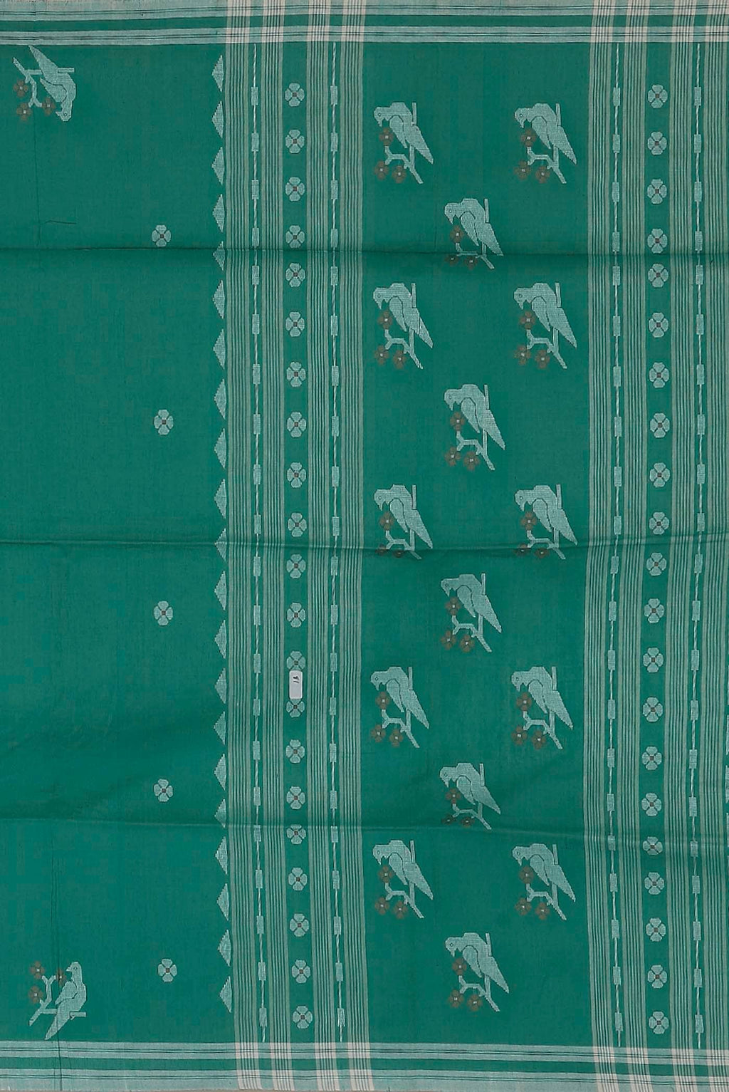Green Bengal Cotton Saree