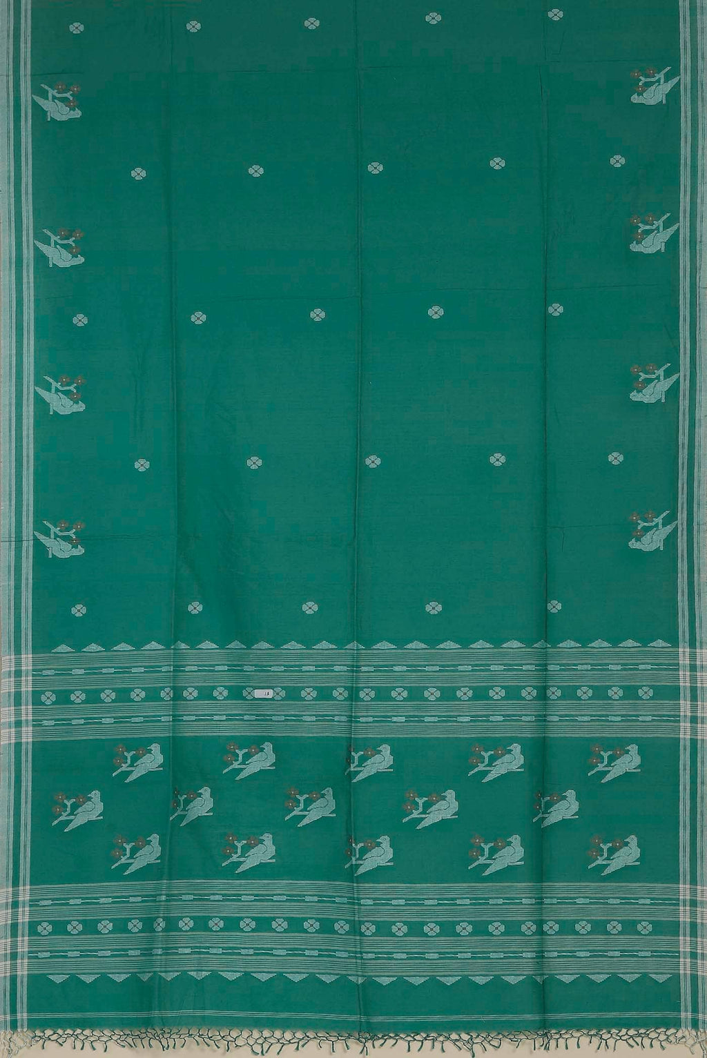 Green Bengal Cotton Saree
