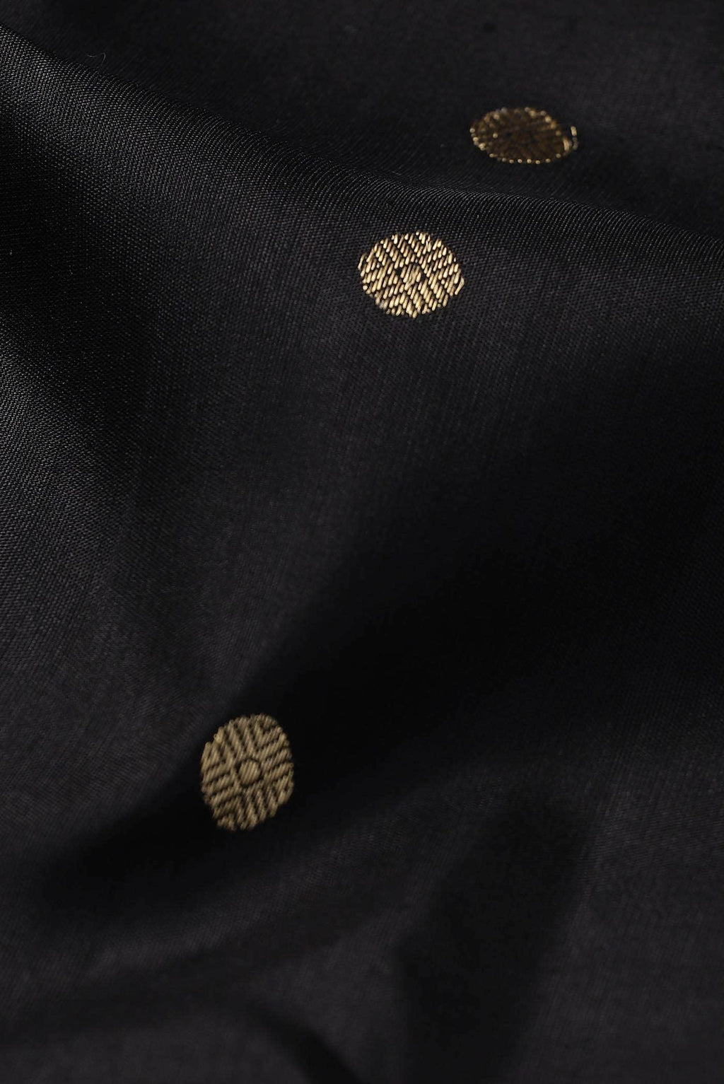 Black Gadwal Silk Saree