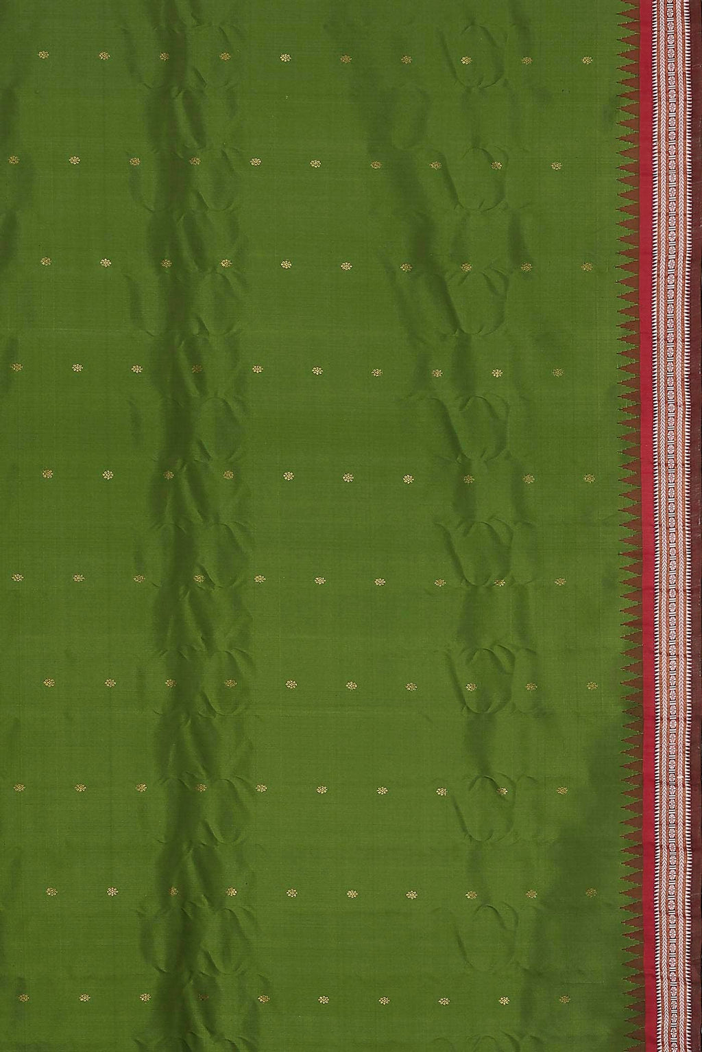 Green Gadwal Silk Saree