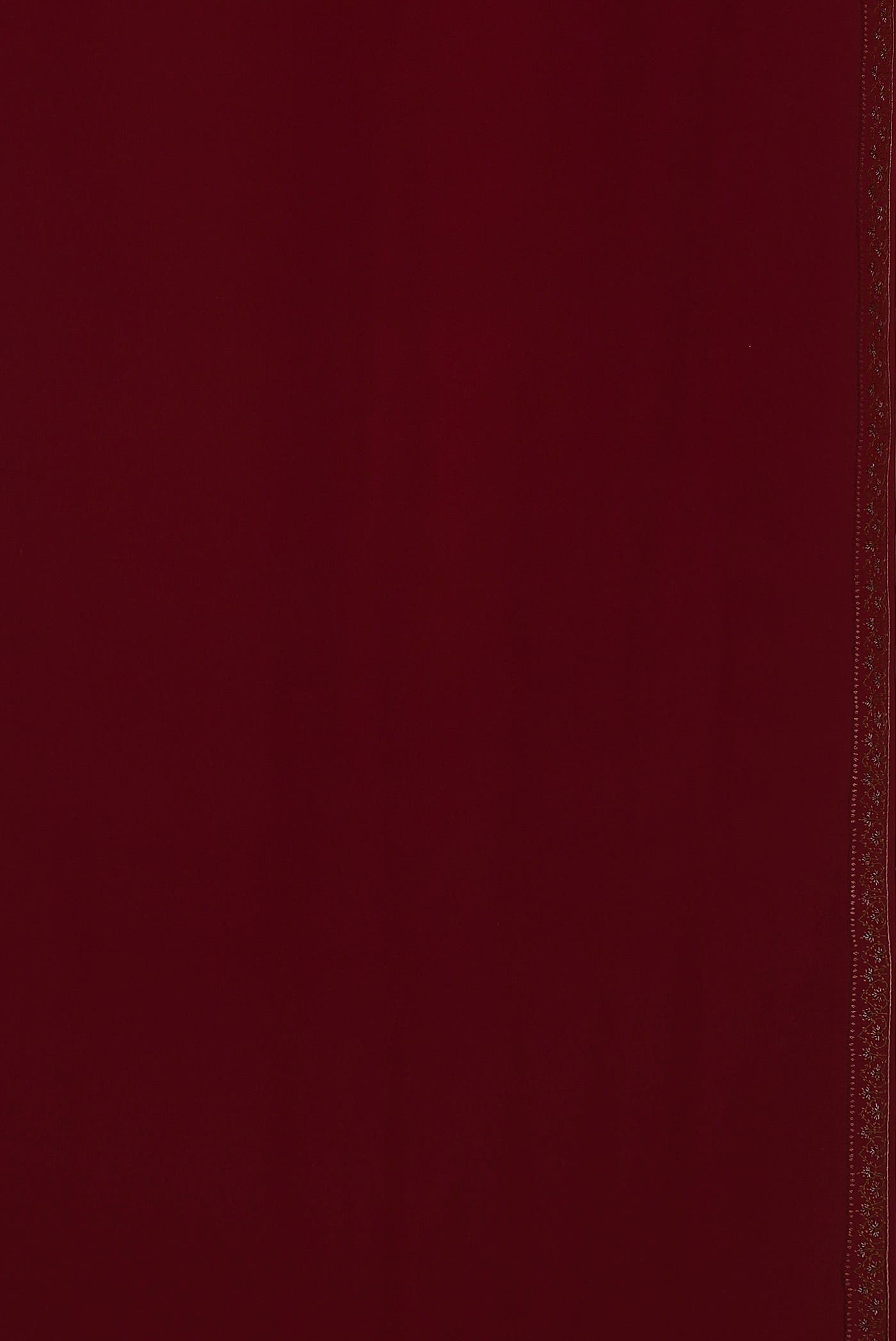 Maroon Crepe Saree