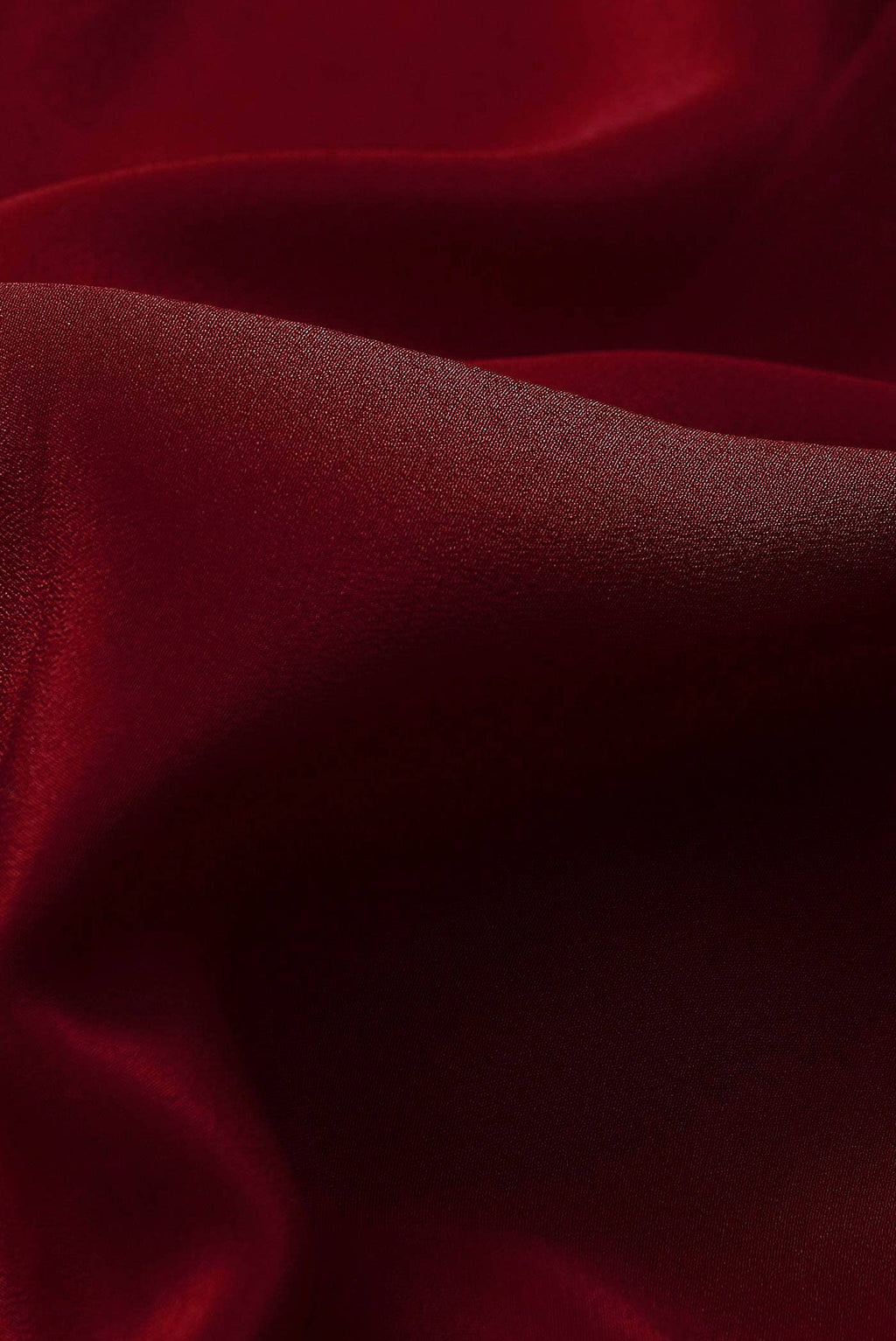 Maroon Crepe Saree