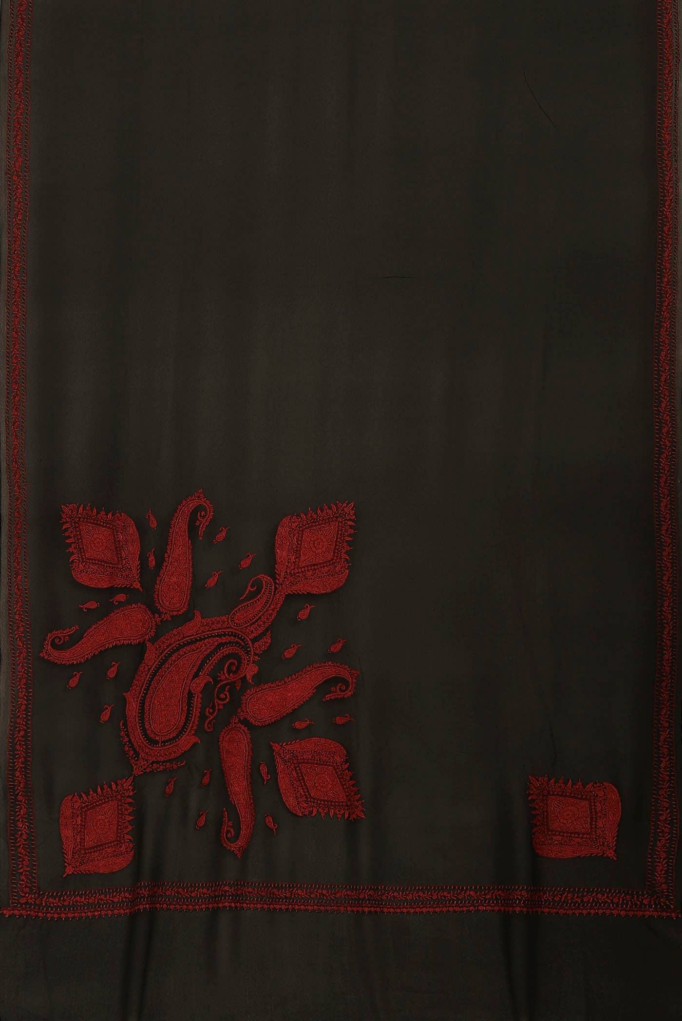 Black Georgette Saree