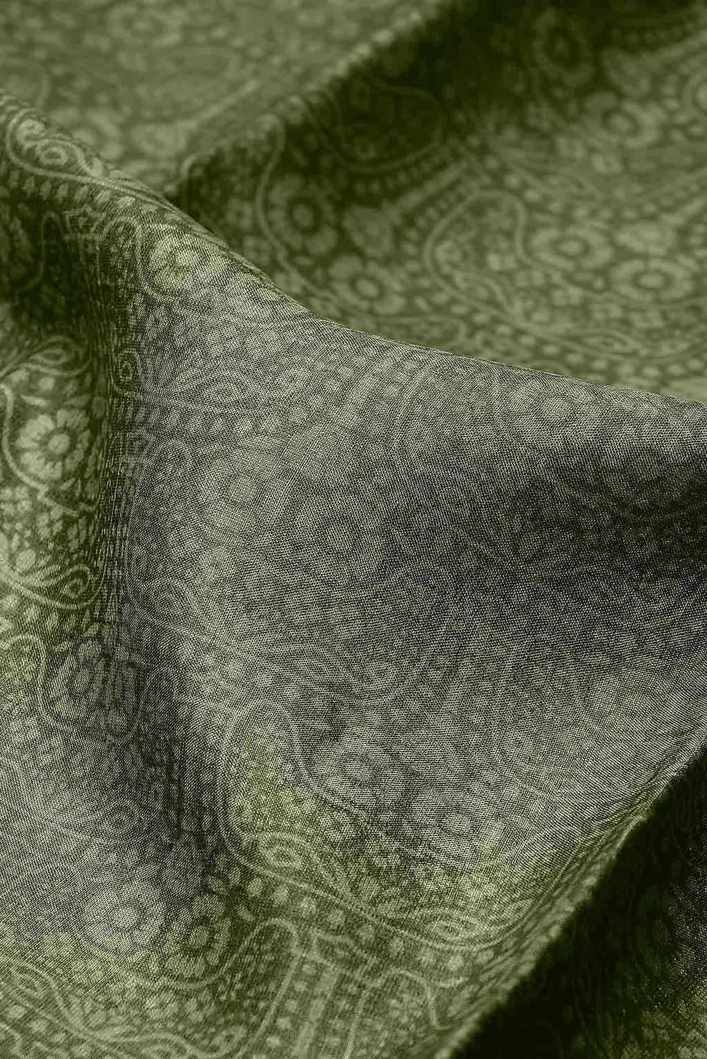 Green Bhagalpuri Tussar Silk Saree