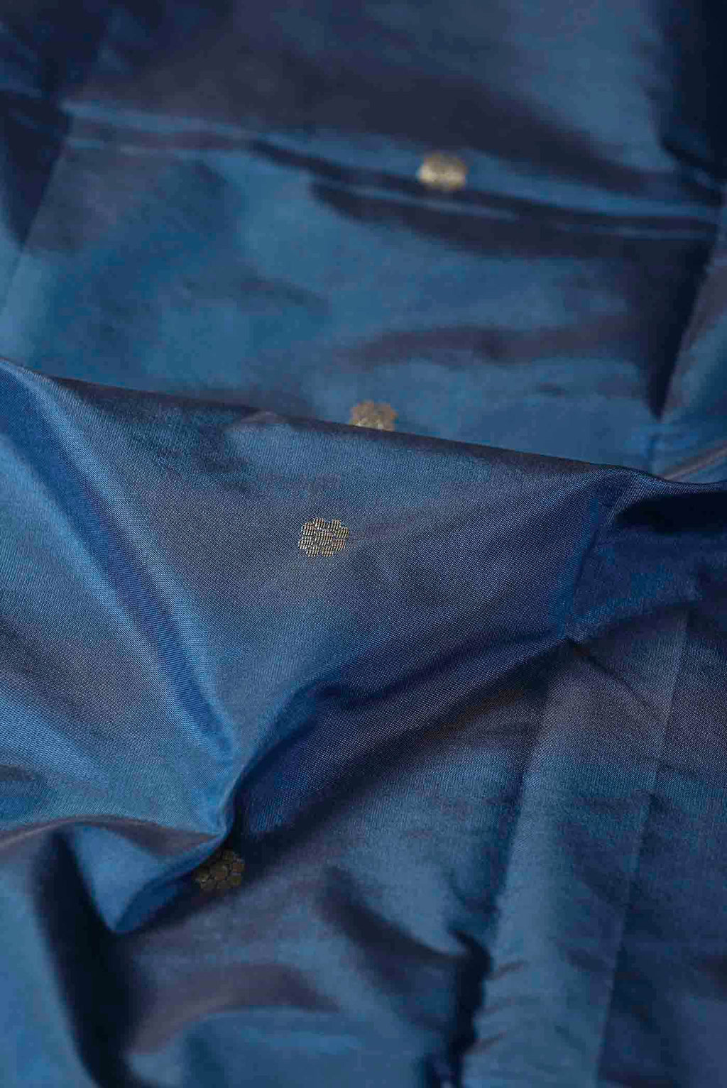 Blue Blended Bangalore Silk Saree