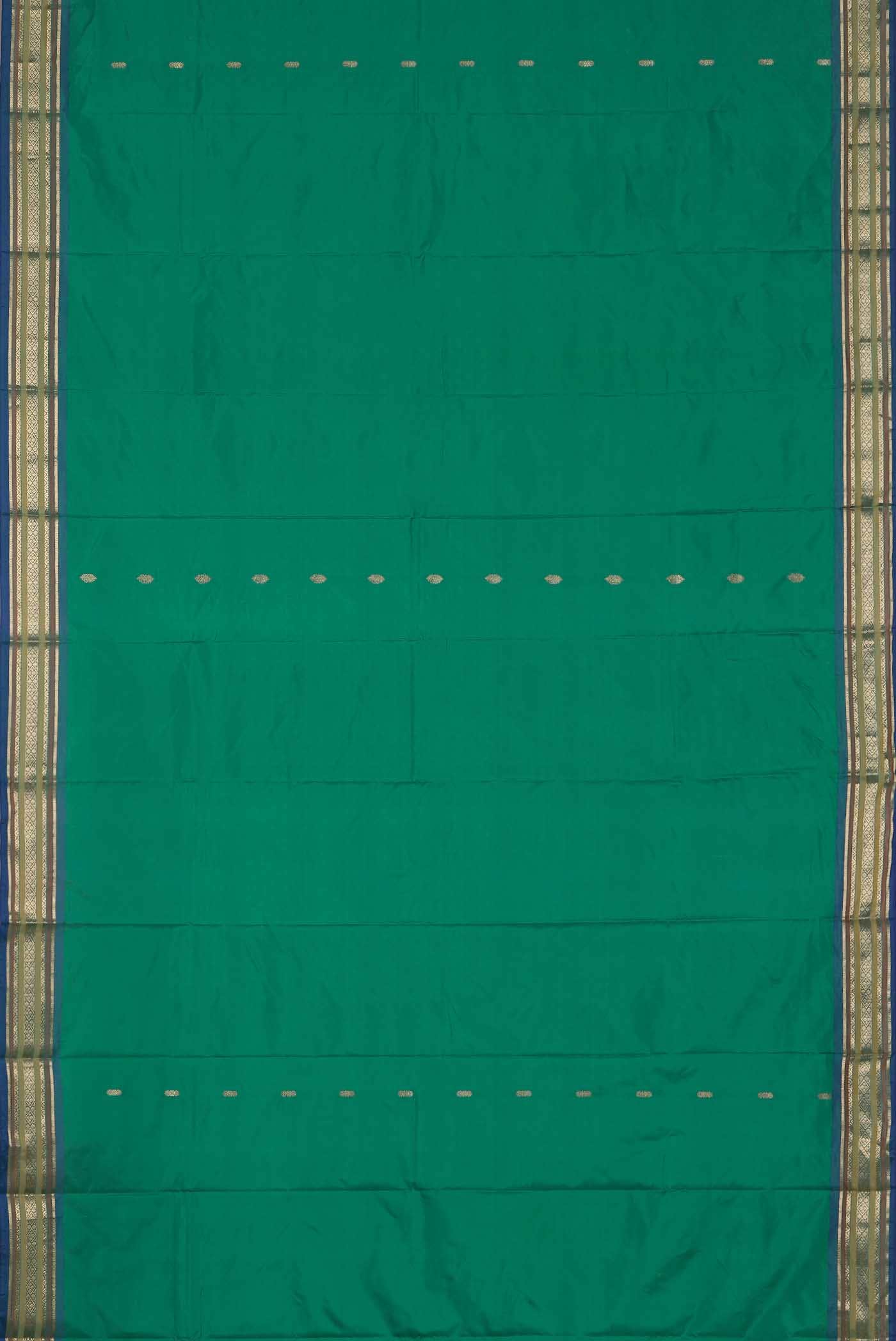 Green Blended Bangalore Silk Saree