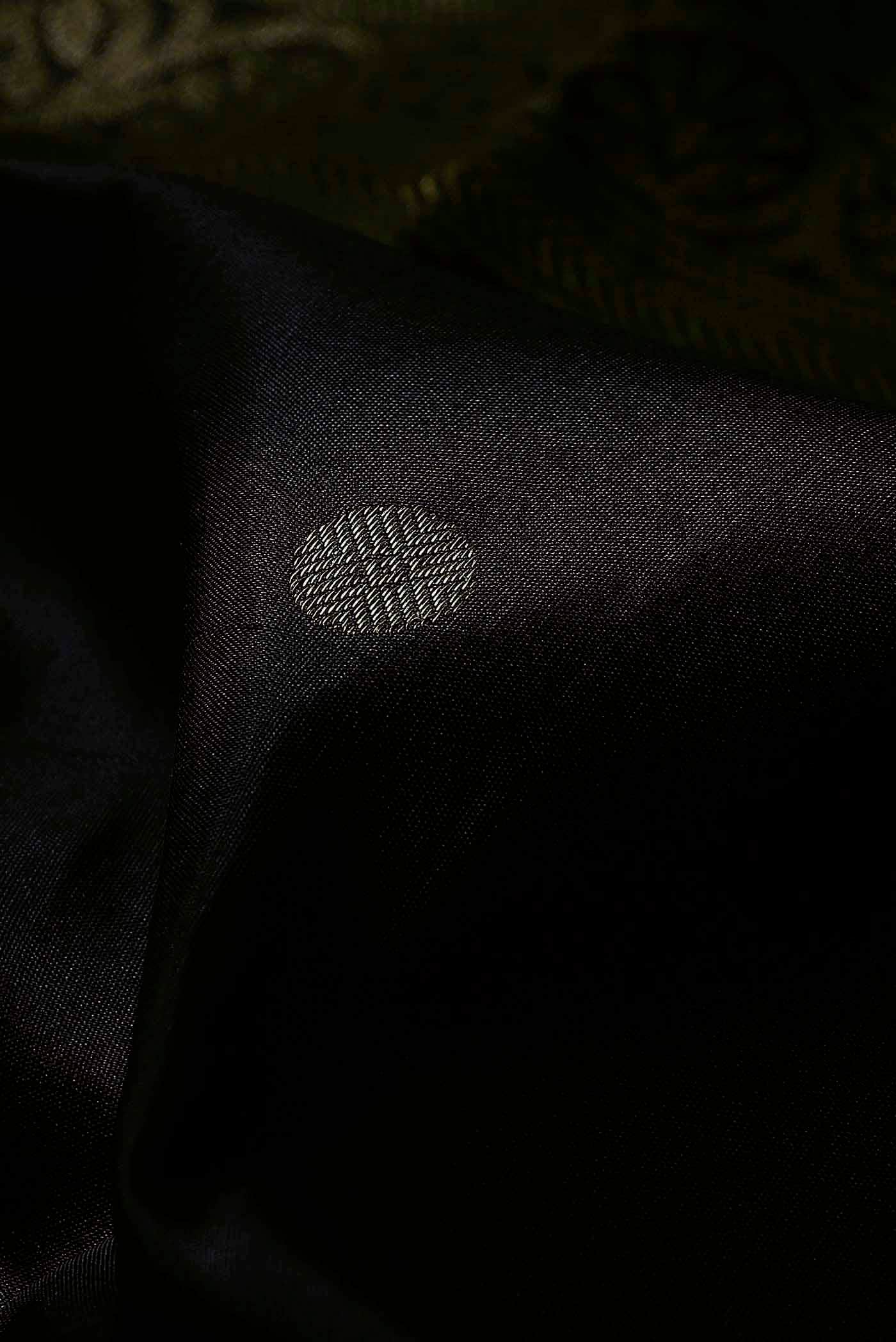 Black Kanchipuram Silk Saree