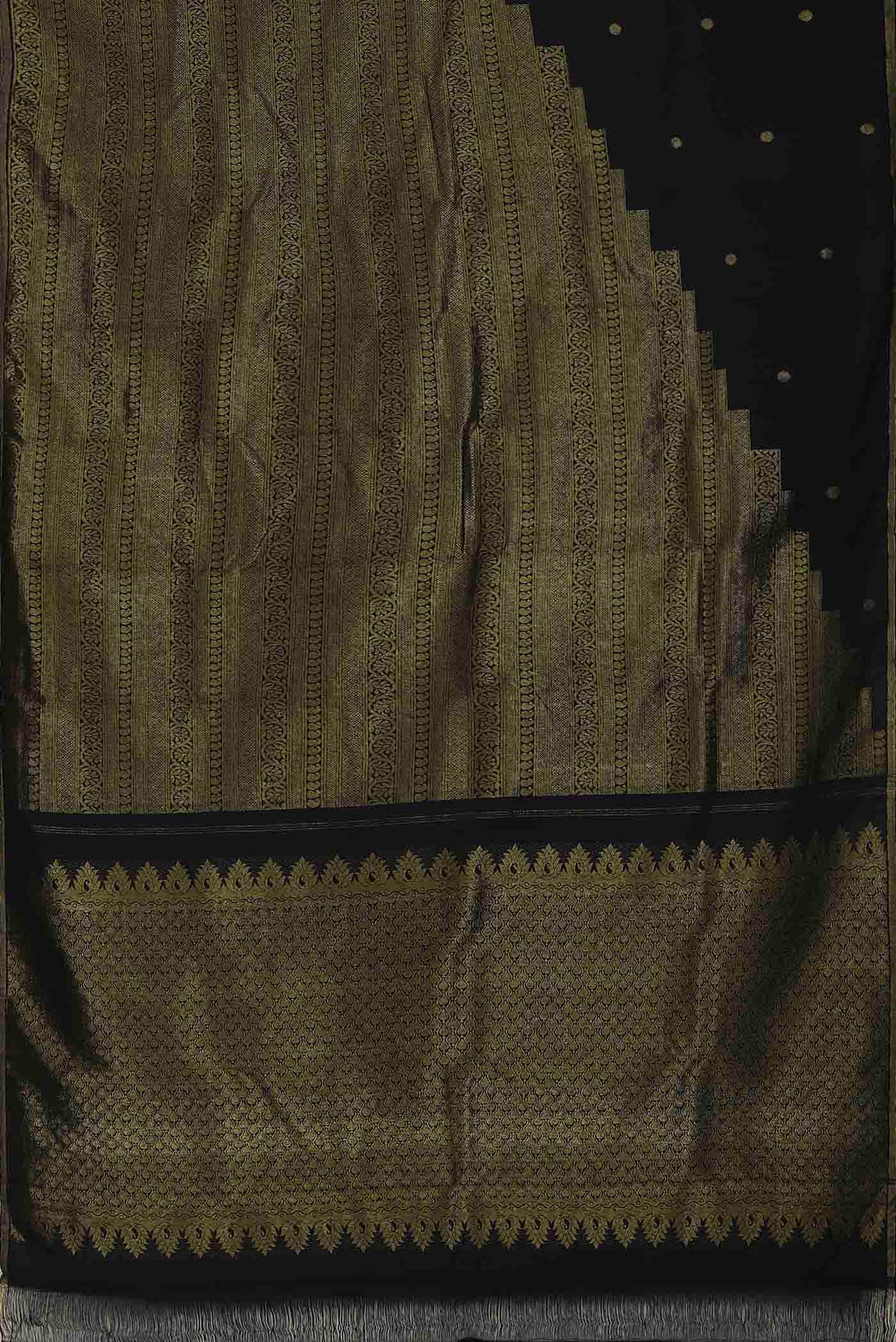Black Kanchipuram Silk Saree