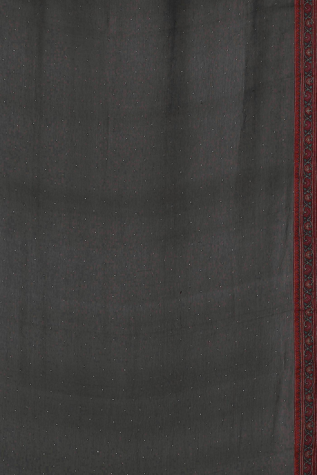 Black Mysore Chiffon Saree