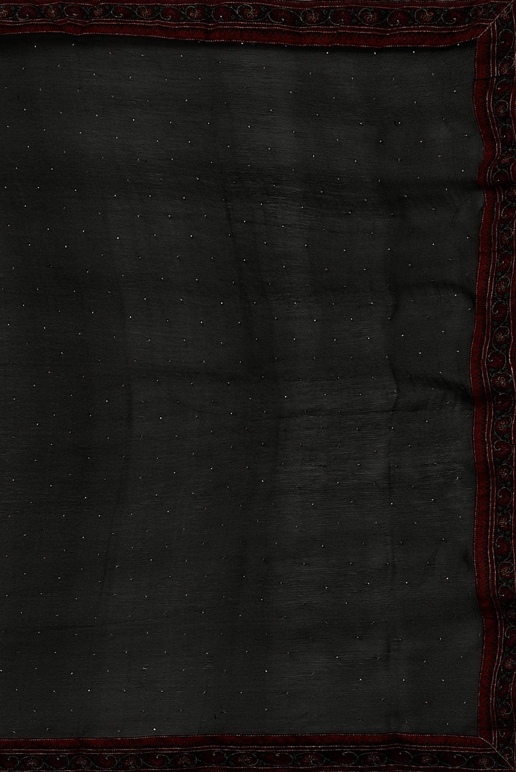 Black Mysore Chiffon Saree
