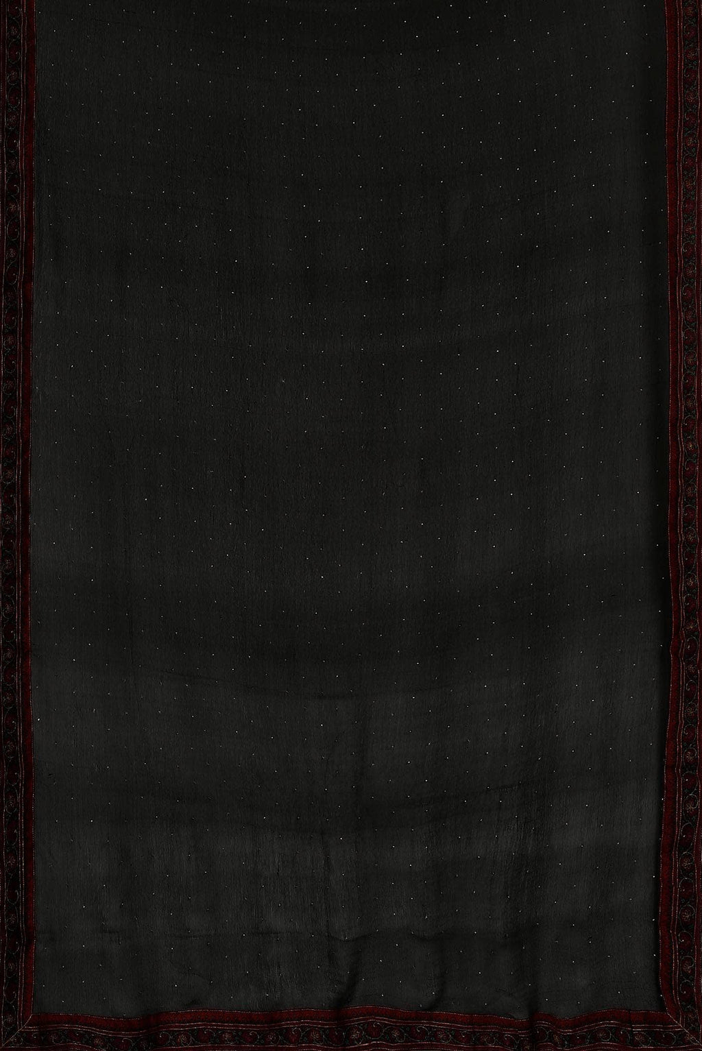 Black Mysore Chiffon Saree