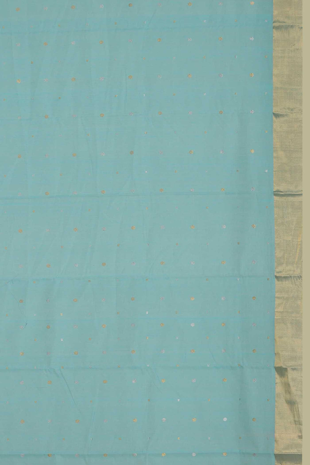 Green Chanderi Silk Cotton Saree