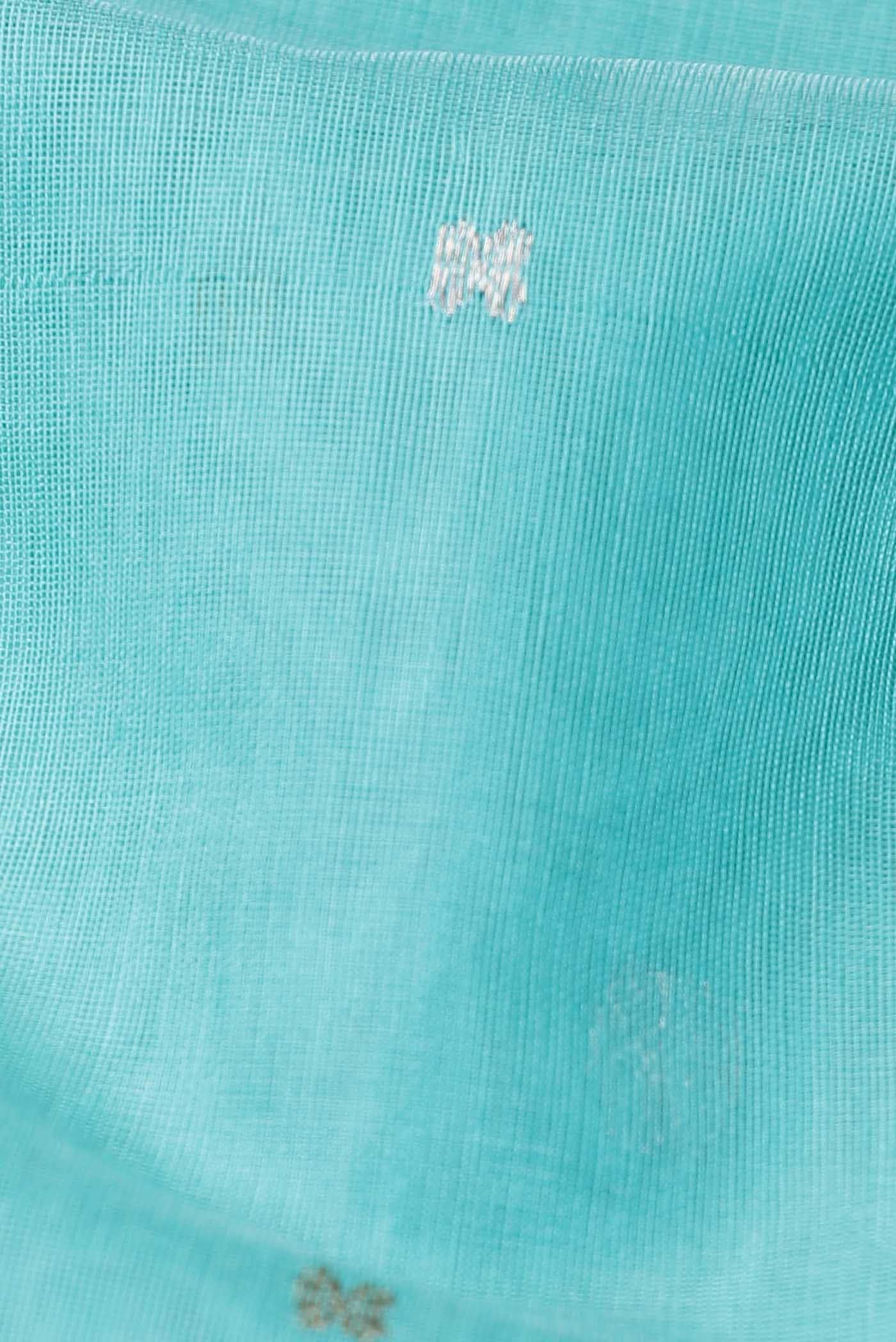 Green Chanderi Silk Cotton Saree