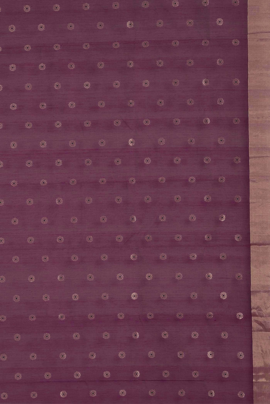Magenta Chanderi Silk Cotton Saree