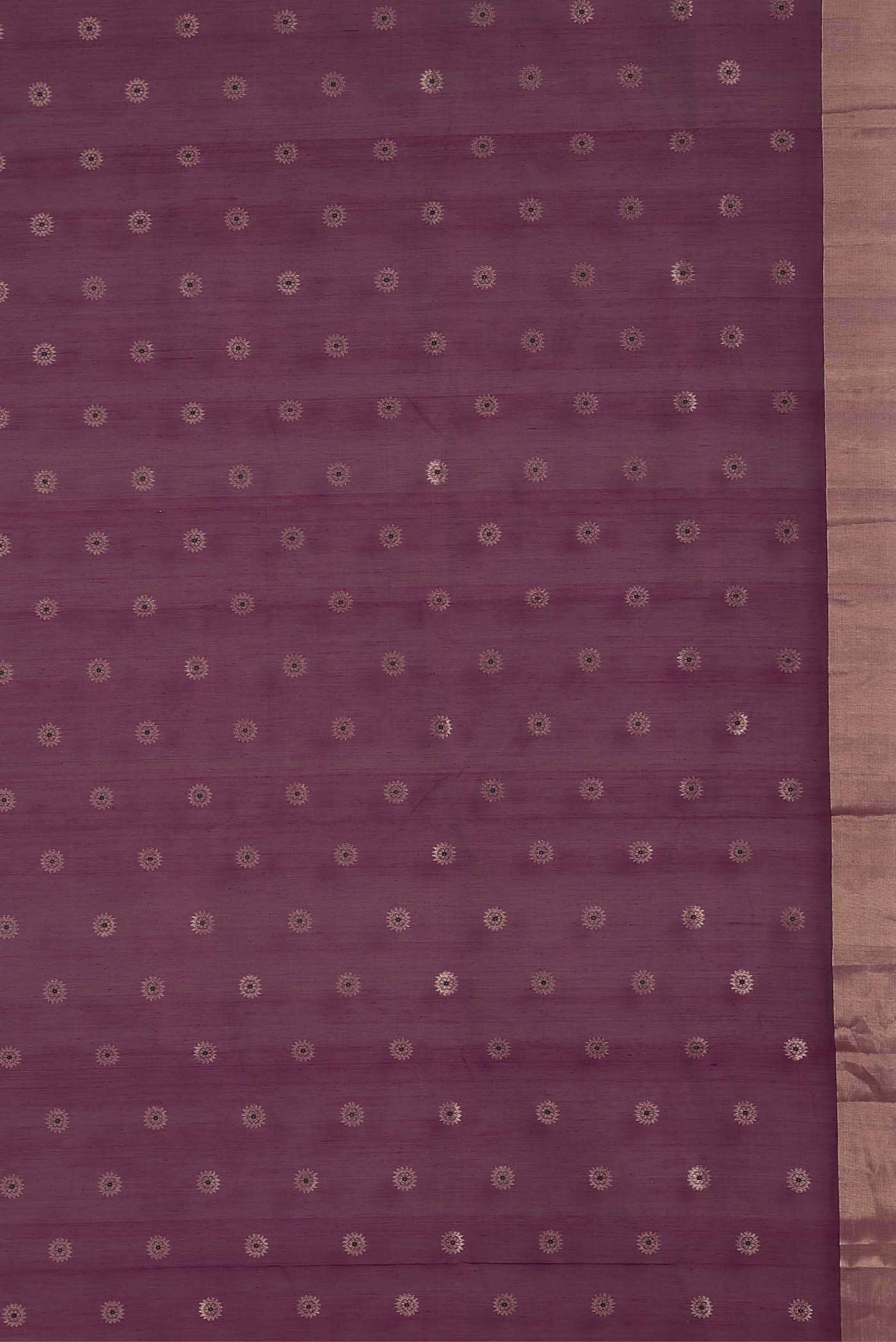 Magenta Chanderi Silk Cotton Saree
