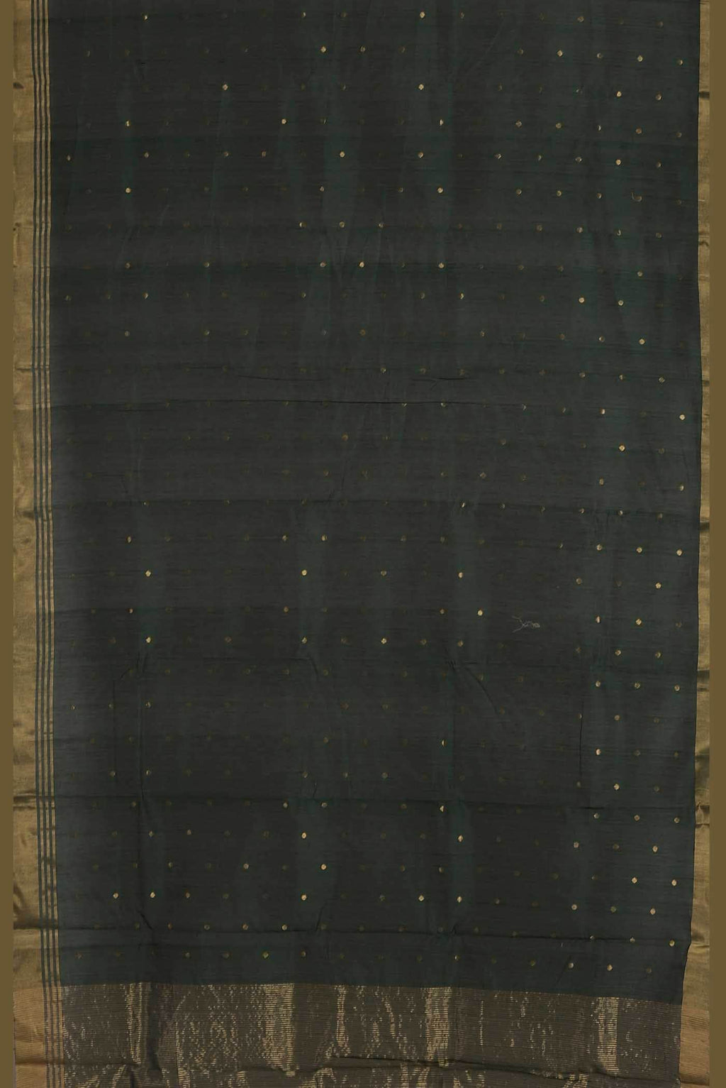 Green Chanderi Silk Cotton Saree
