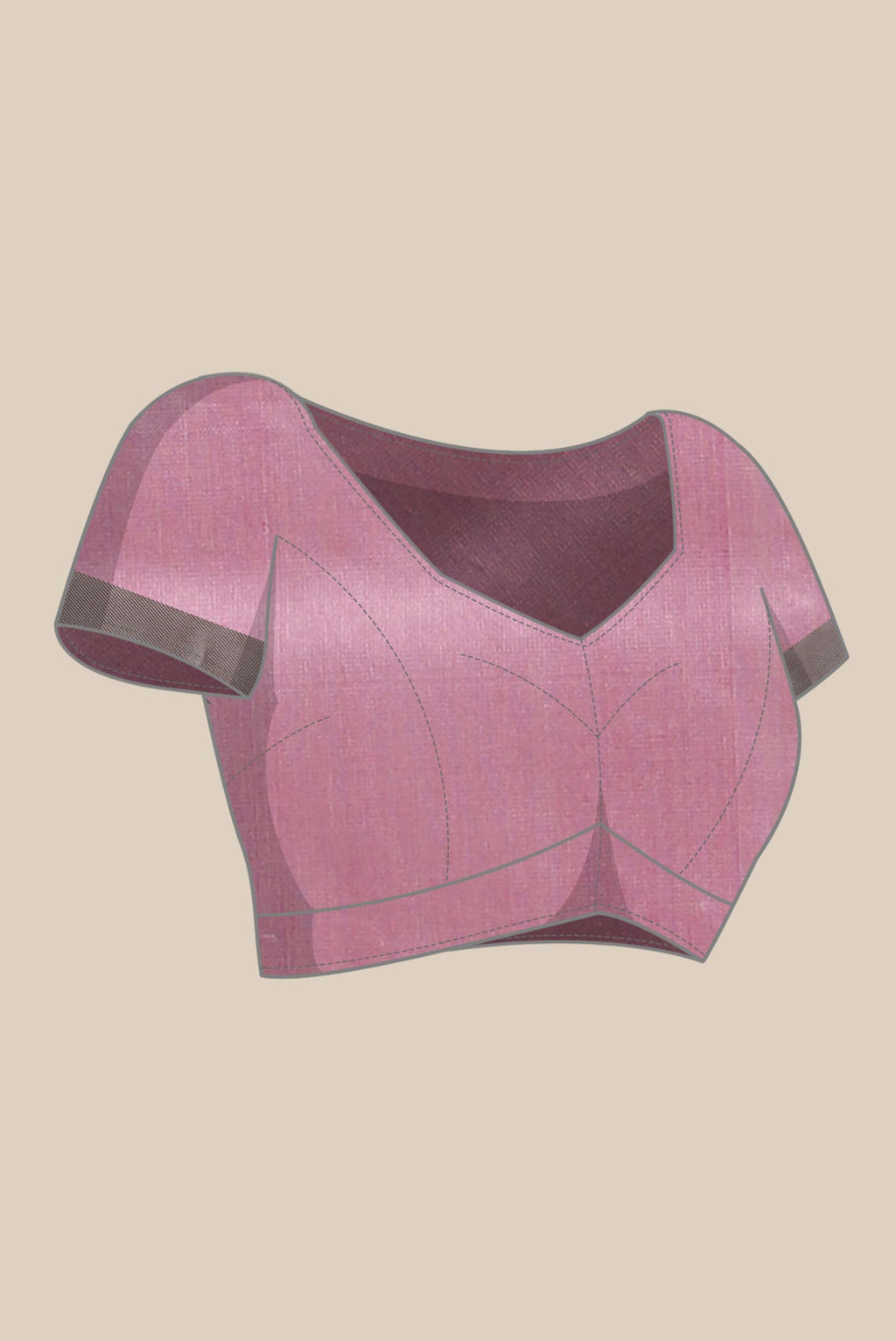 Pink Chanderi Silk Cotton Saree