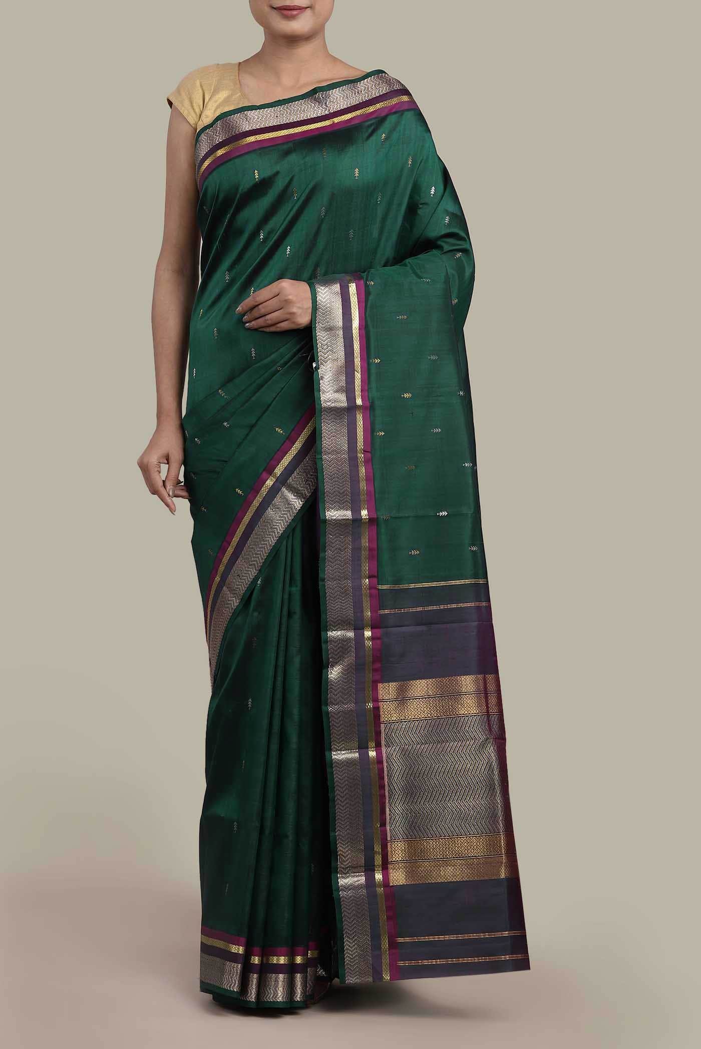 Green Kanchipuram Silk Saree