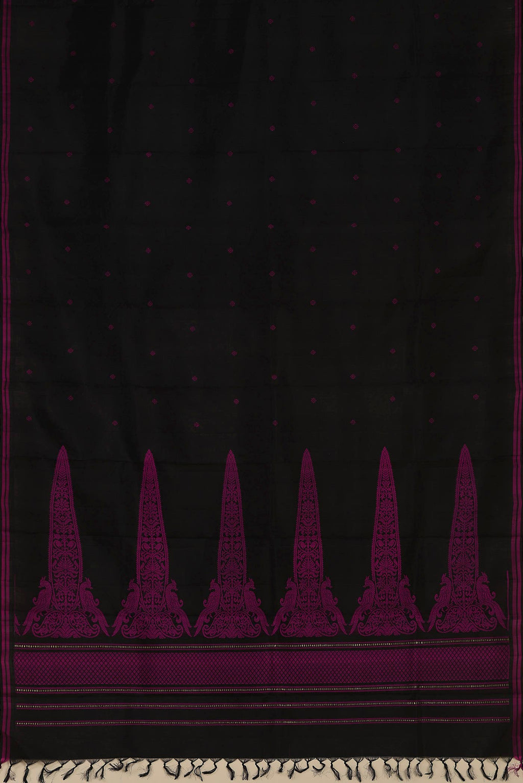 Black Kanchipuram Silk Saree