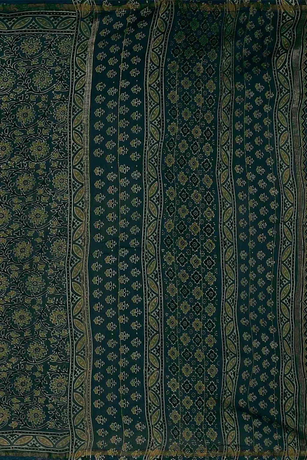 Blue Chanderi Silk Cotton Saree