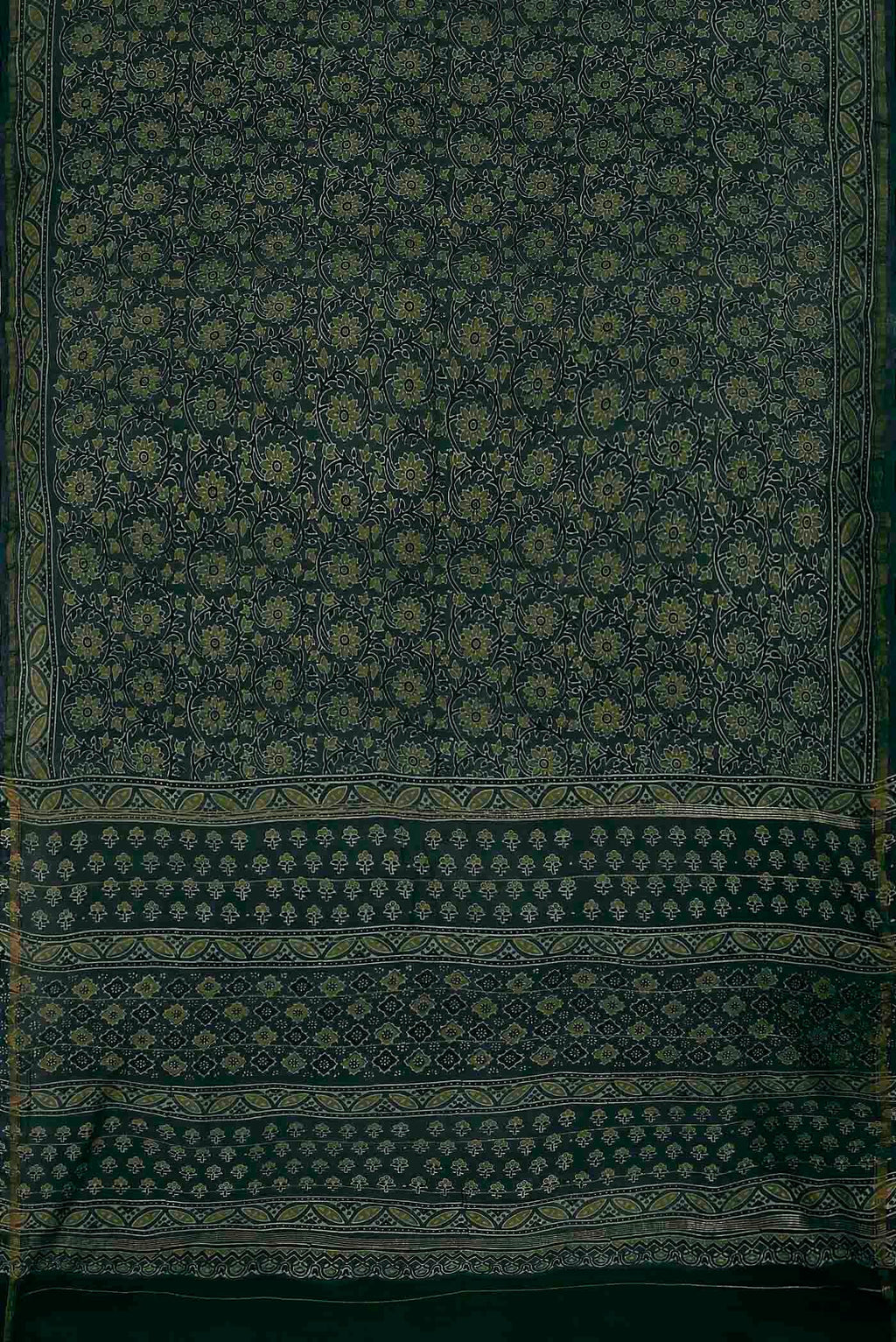 Blue Chanderi Silk Cotton Saree