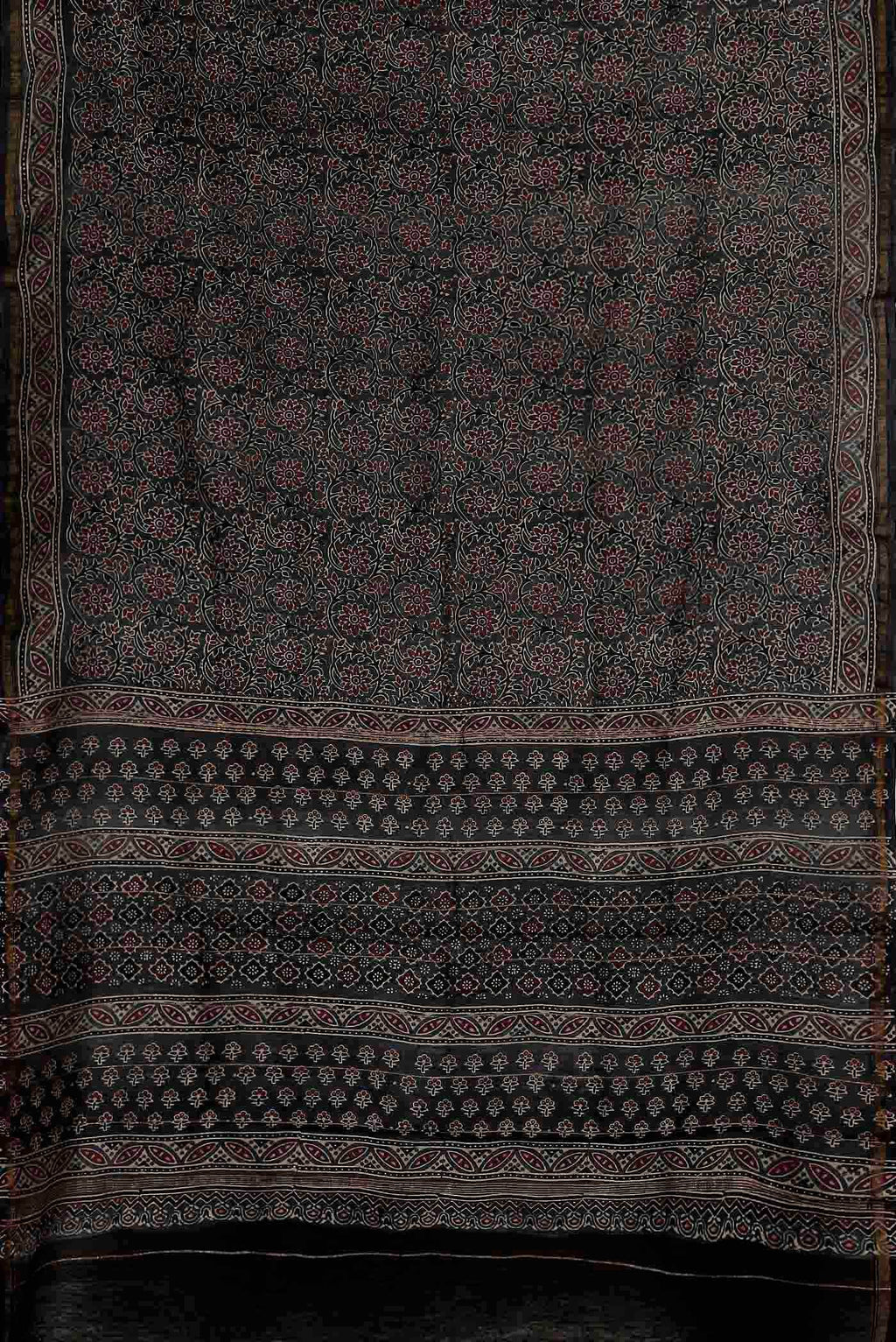 Blue Chanderi Silk Cotton Saree