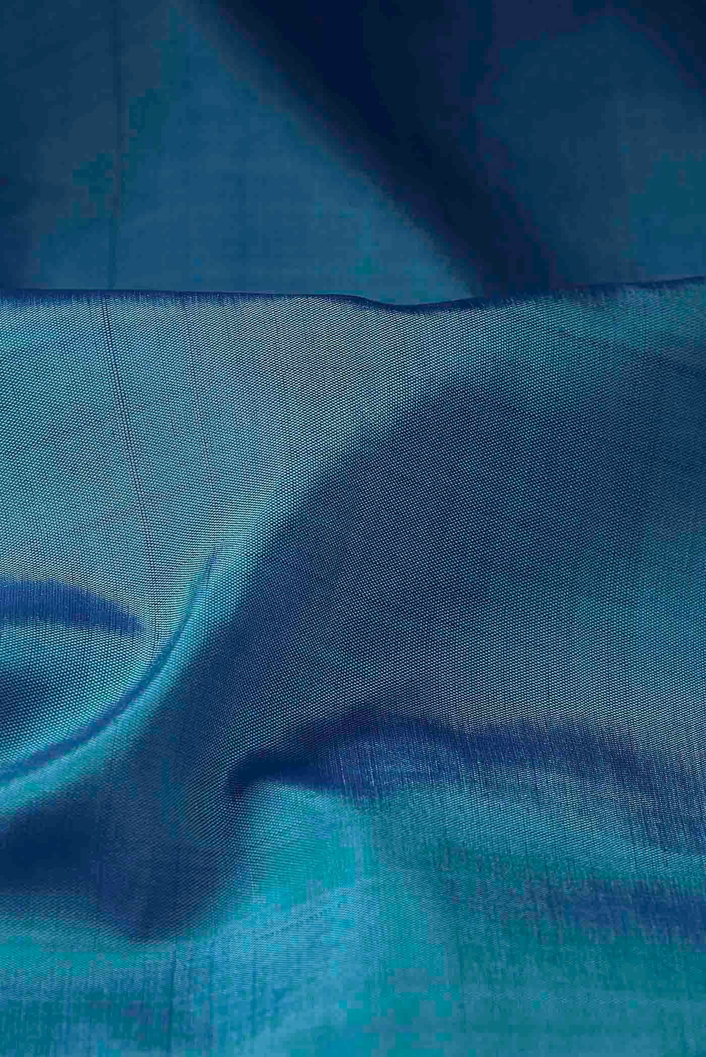 Blue Kanchipuram Silk Saree