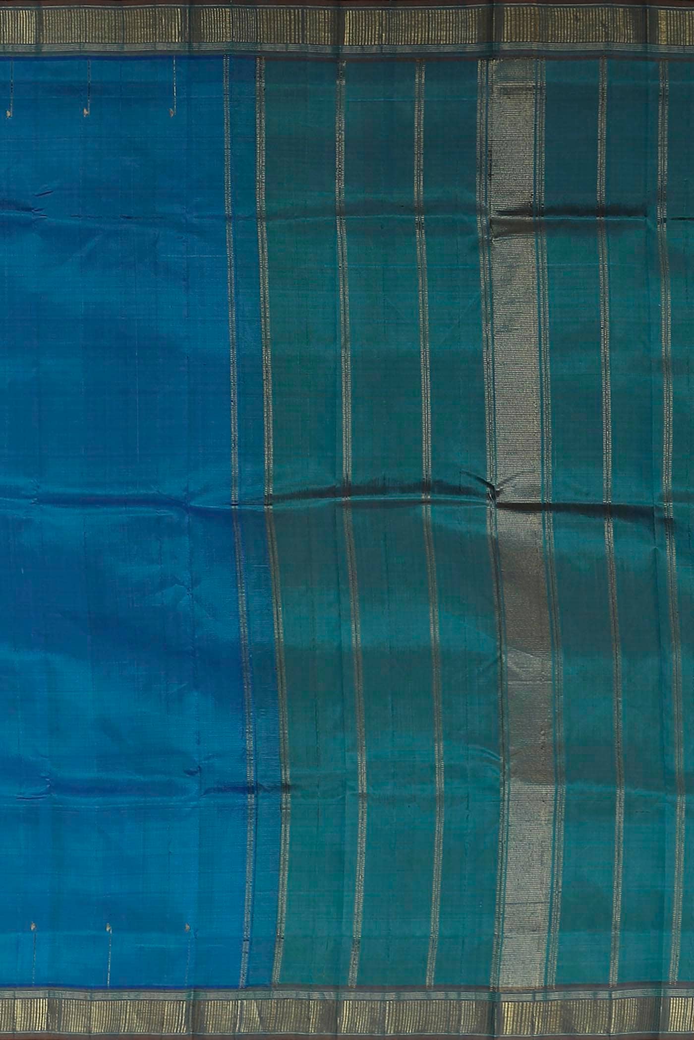 Blue Kanchipuram Silk Saree