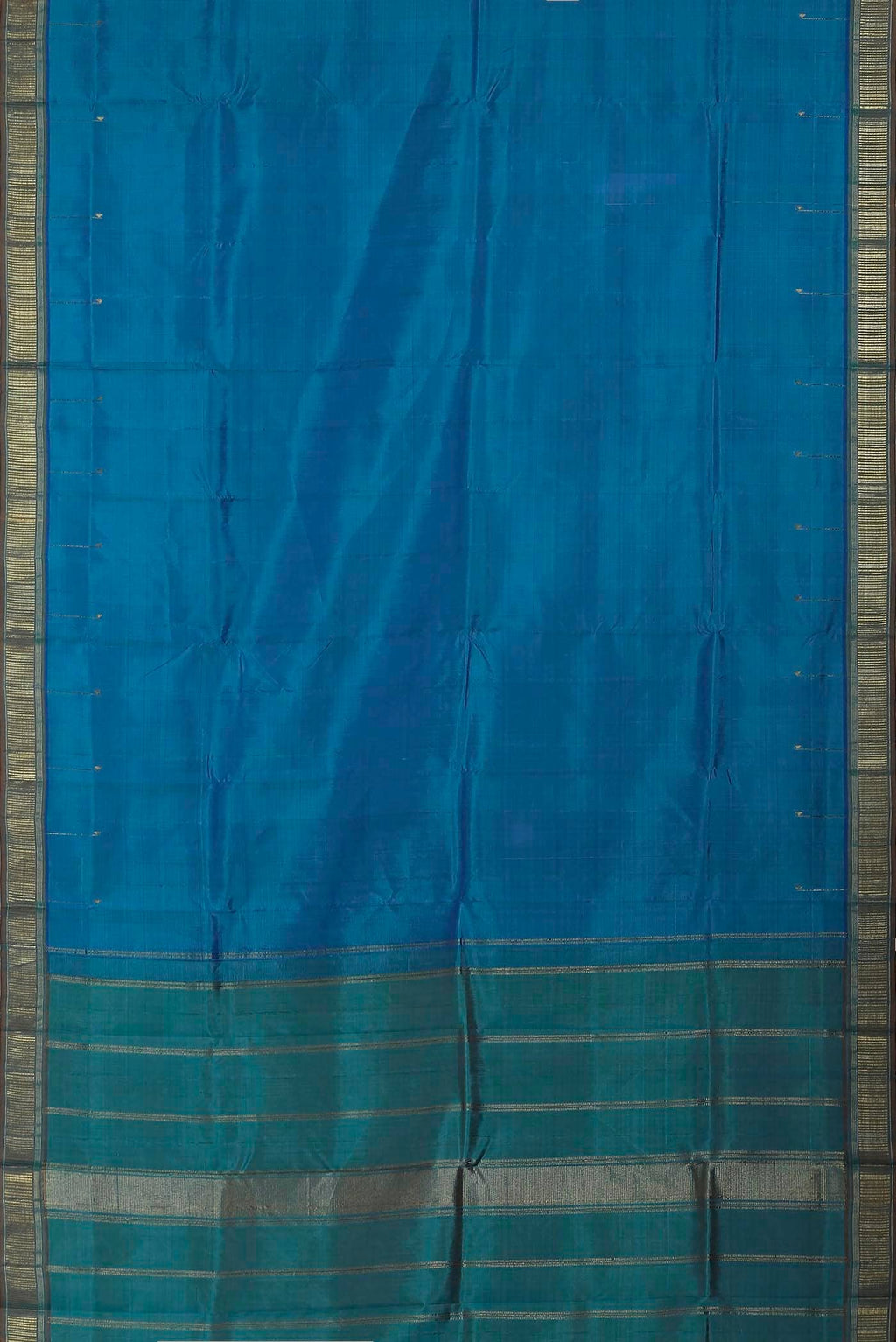 Blue Kanchipuram Silk Saree
