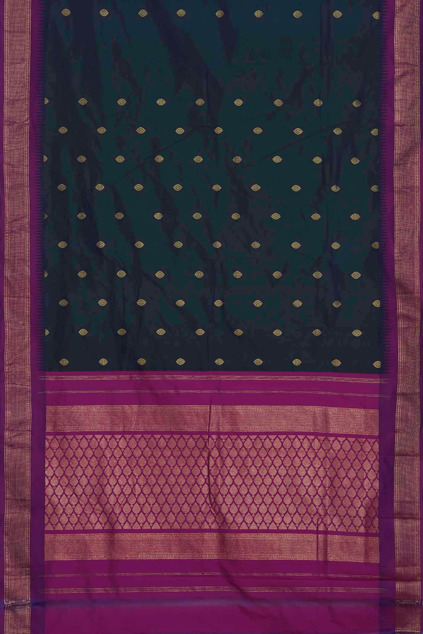 Blue Bangalore Silk Saree