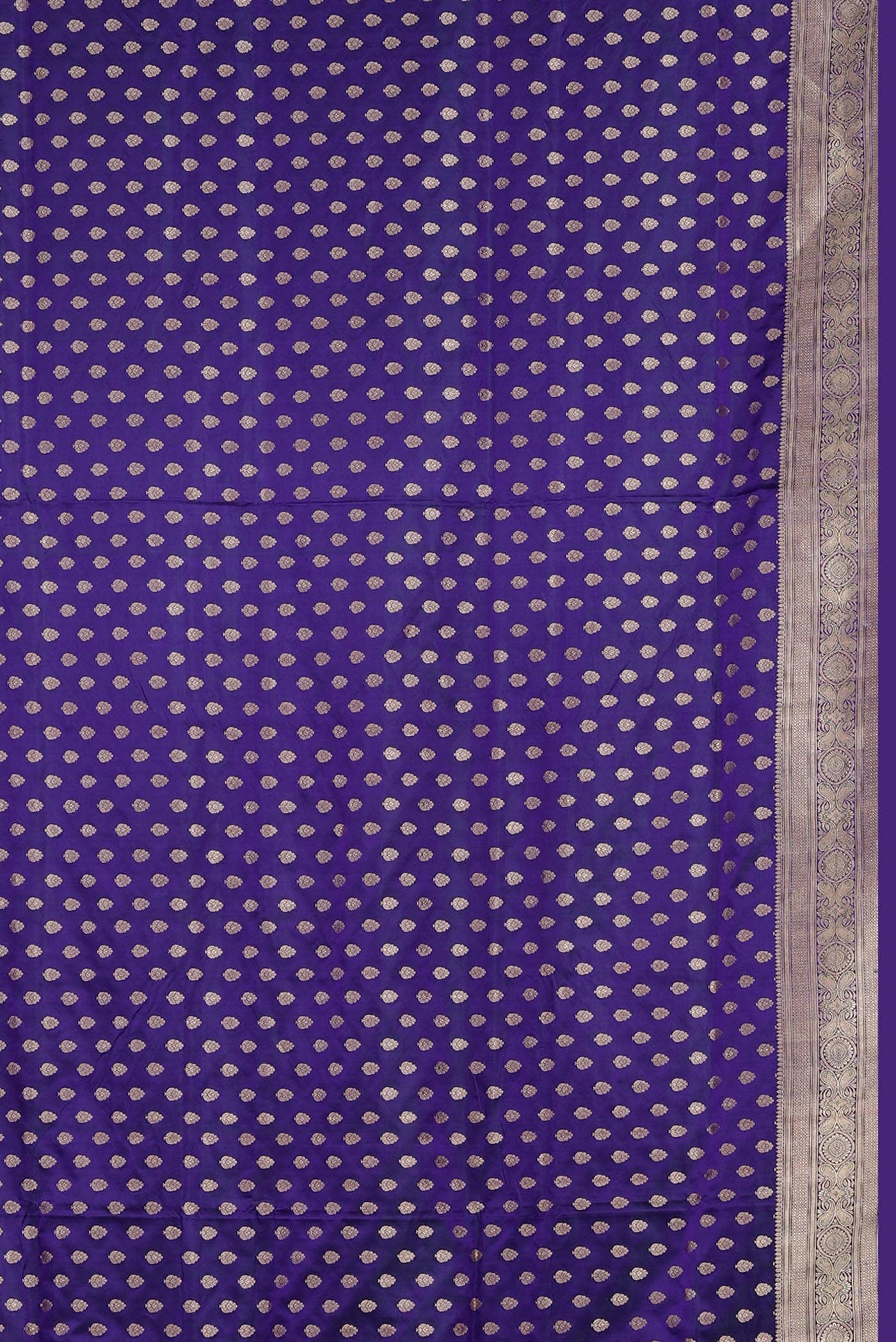 Blue Banarasi Silk Saree