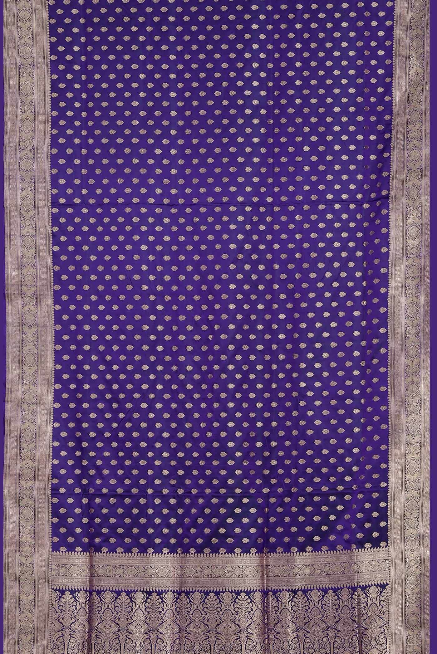Blue Banarasi Silk Saree