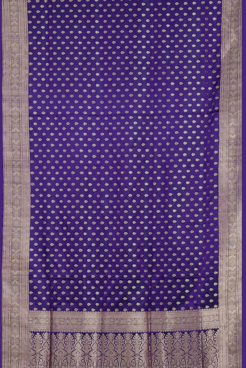 Blue Banarasi Silk Saree
