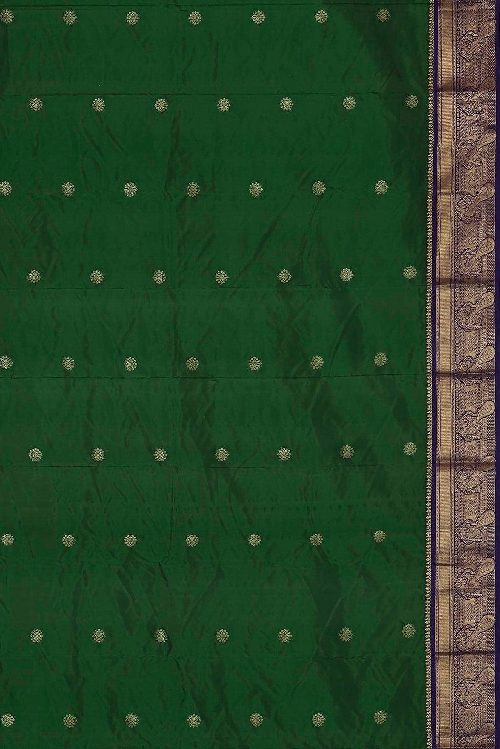 Green Blended Bangalore Silk Saree