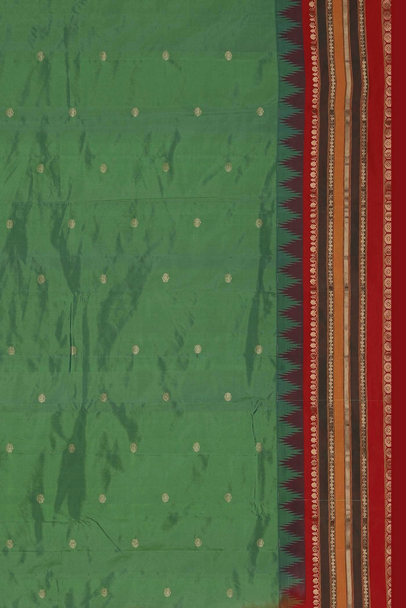 Green Blended Bangalore Silk Saree