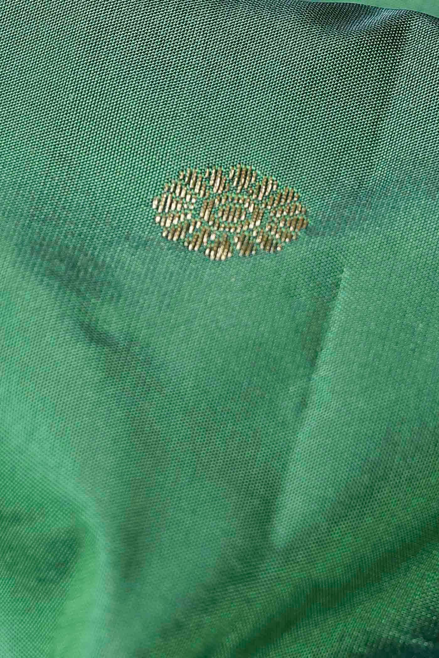 Green Blended Bangalore Silk Saree
