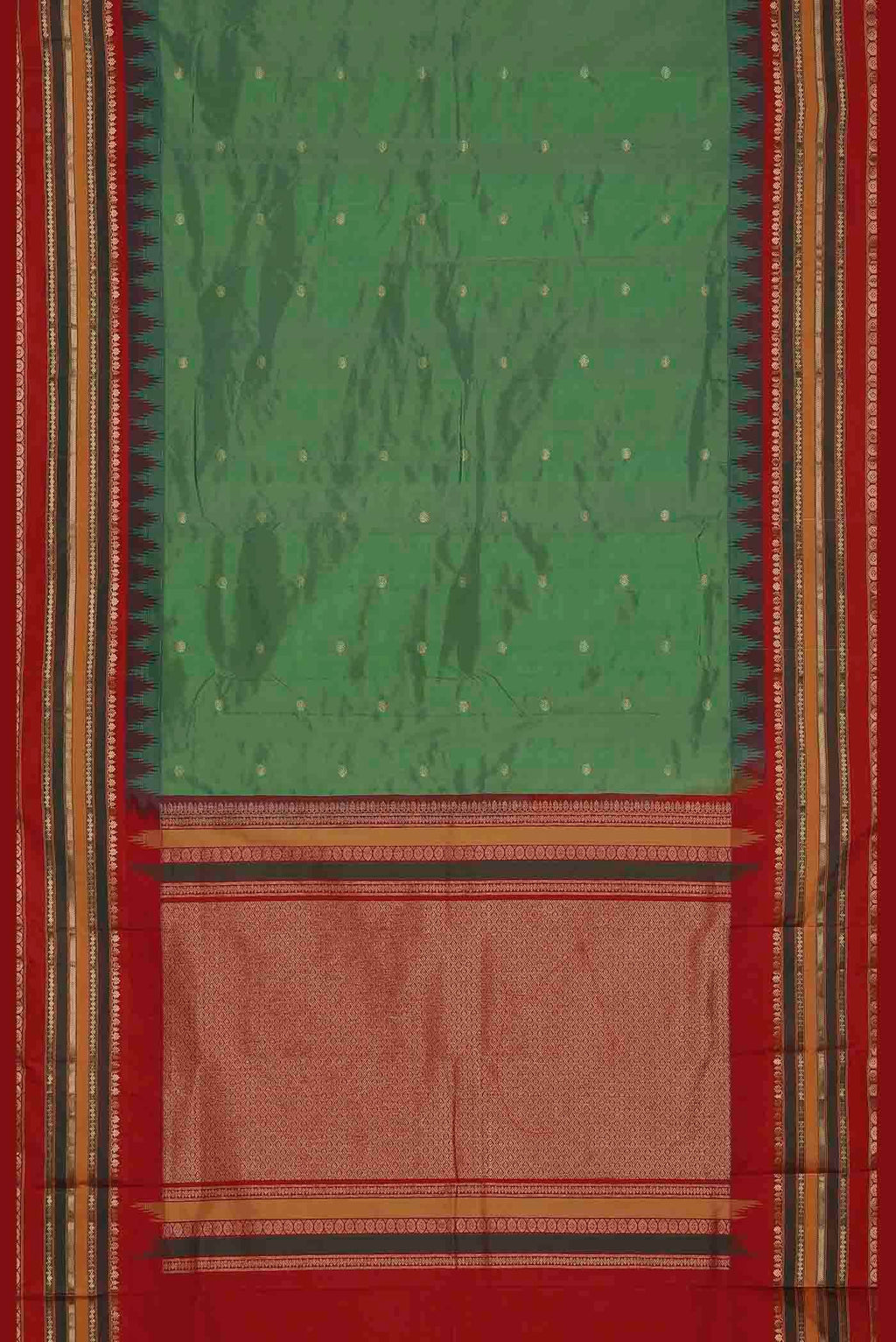 Green Blended Bangalore Silk Saree