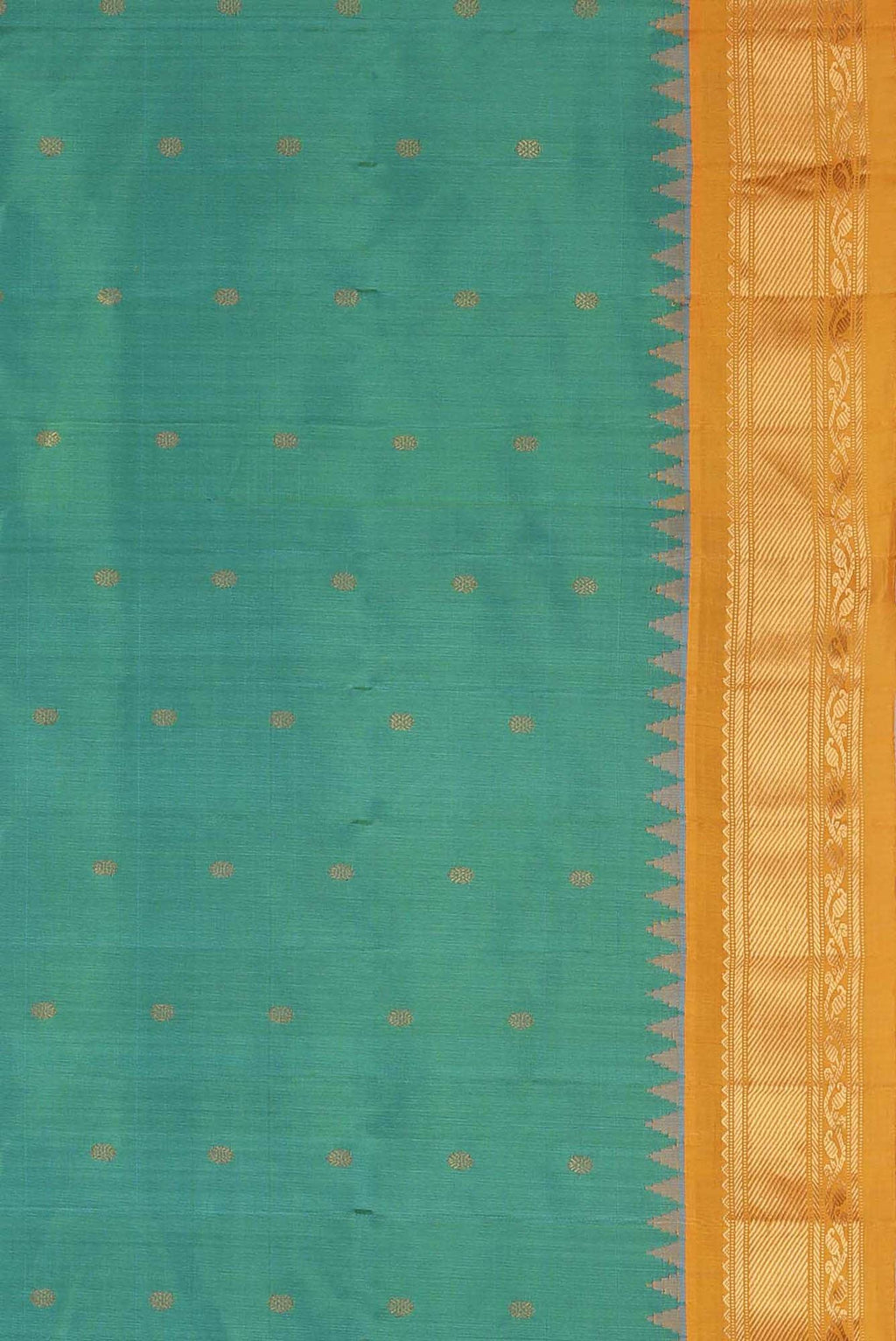 Green Gadwal Silk Saree