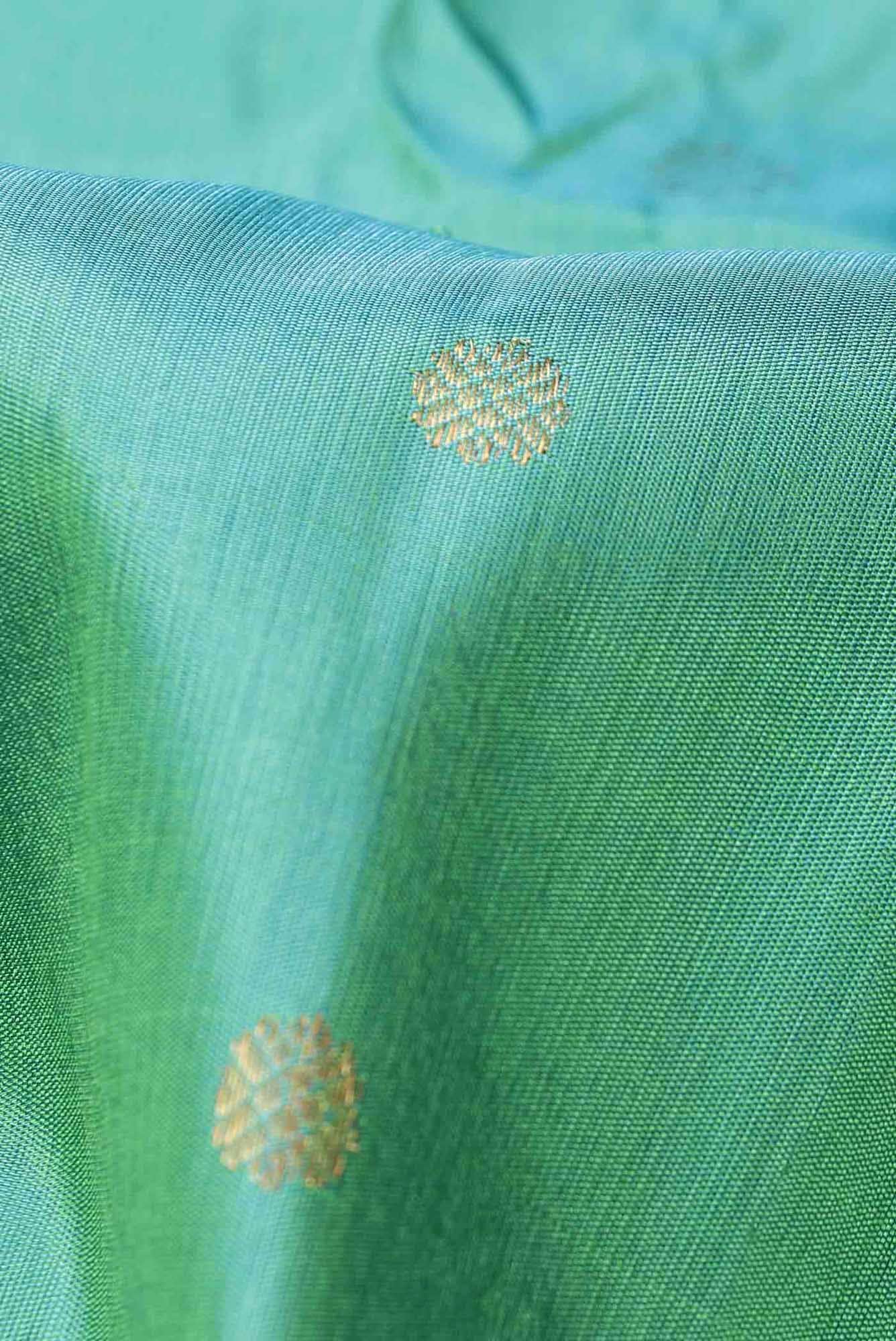 Green Gadwal Silk Saree