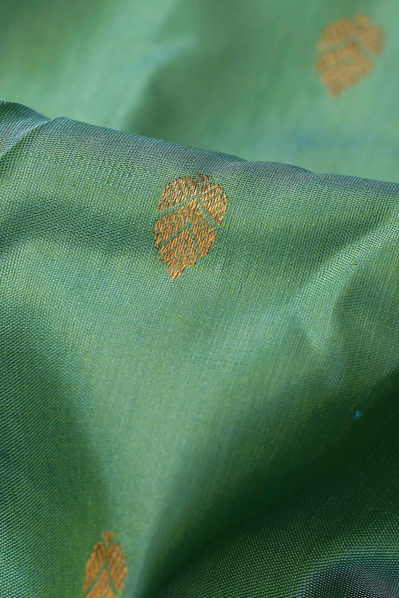 Green Gadwal Silk Saree