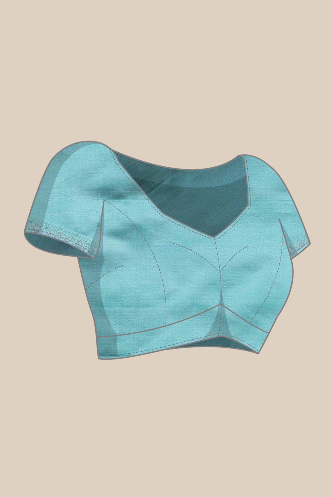 Blue Banarasi Tanchoi Silk Saree