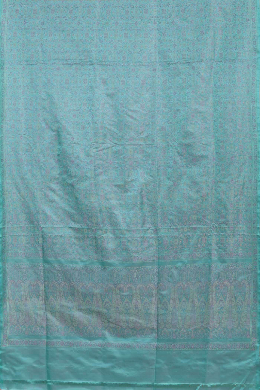 Blue Banarasi Tanchoi Silk Saree