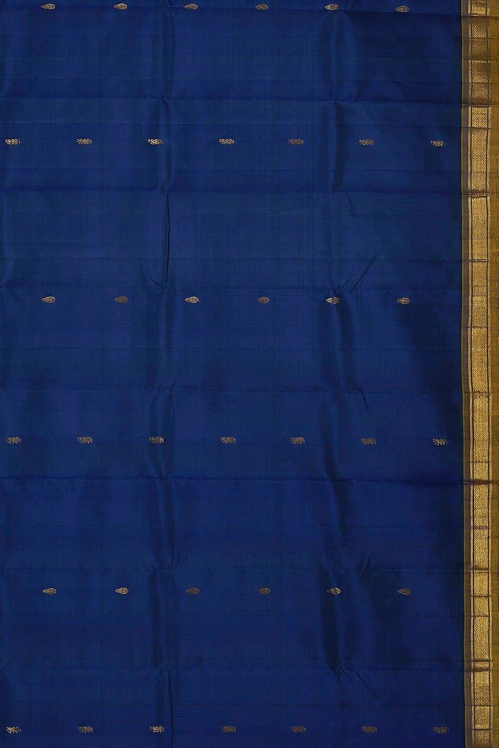 Blue Kanchipuram Silk Saree