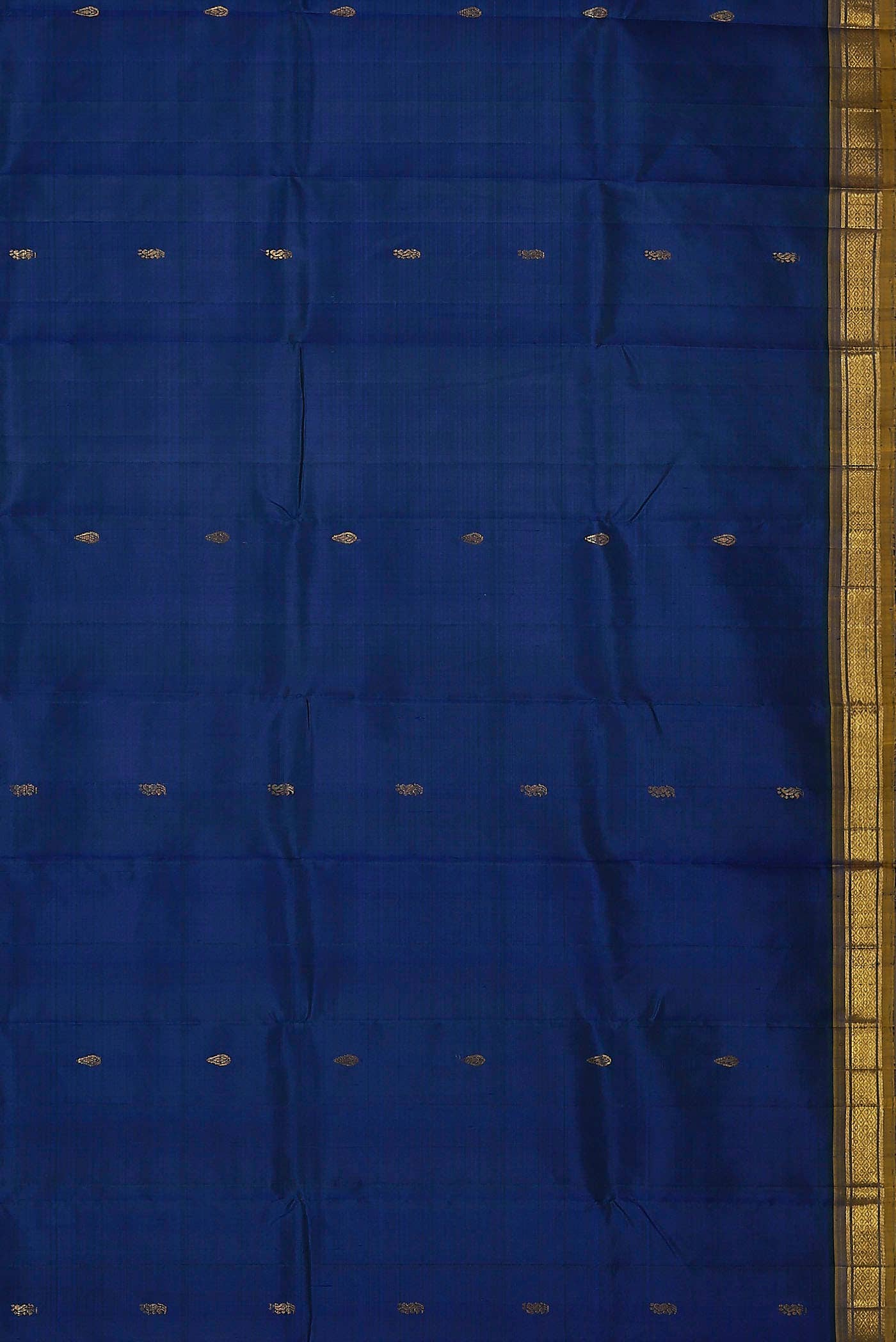 Blue Kanchipuram Silk Saree
