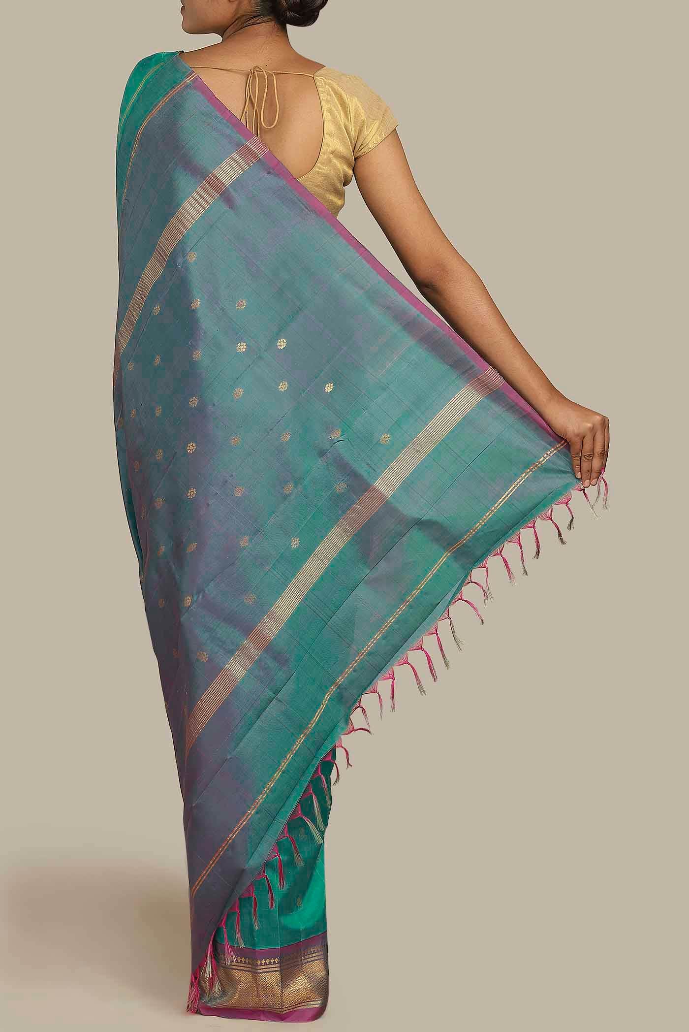 Green Kanchipuram Silk Saree