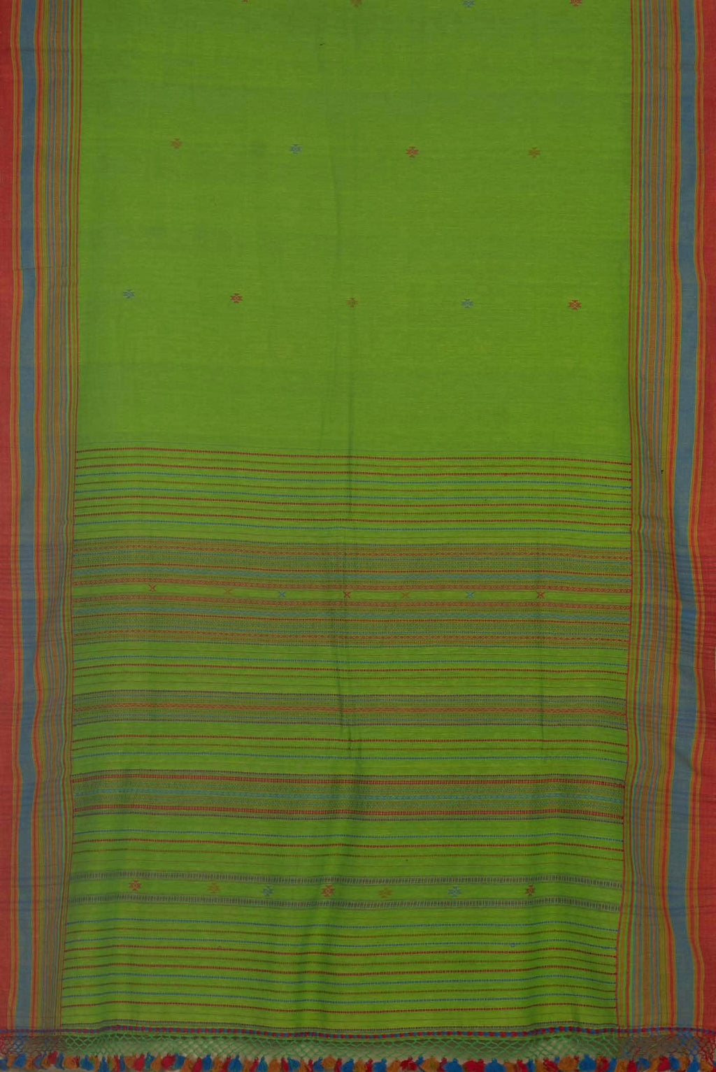 Green Bengal Cotton Saree