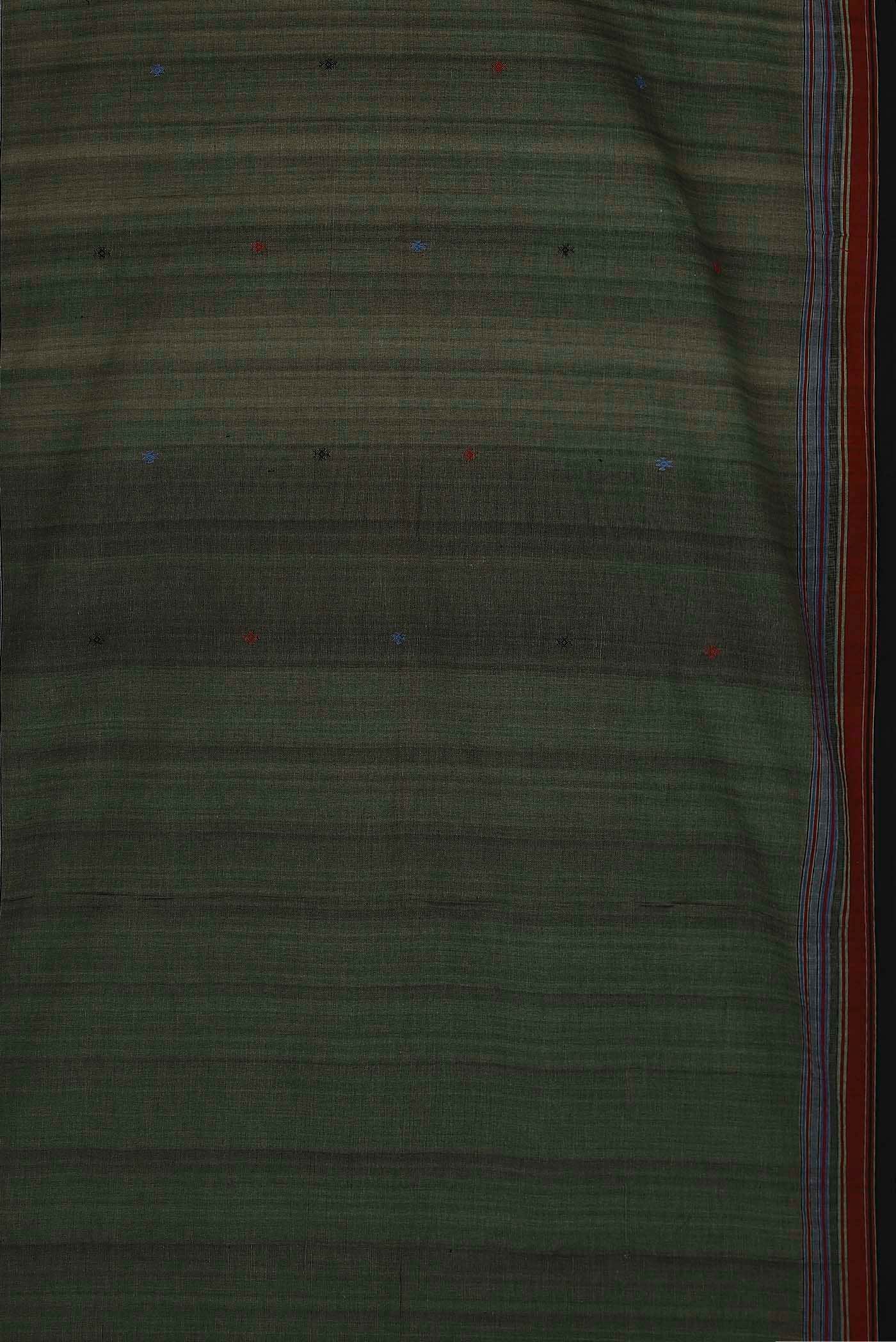 Green Handloom Cotton Saree